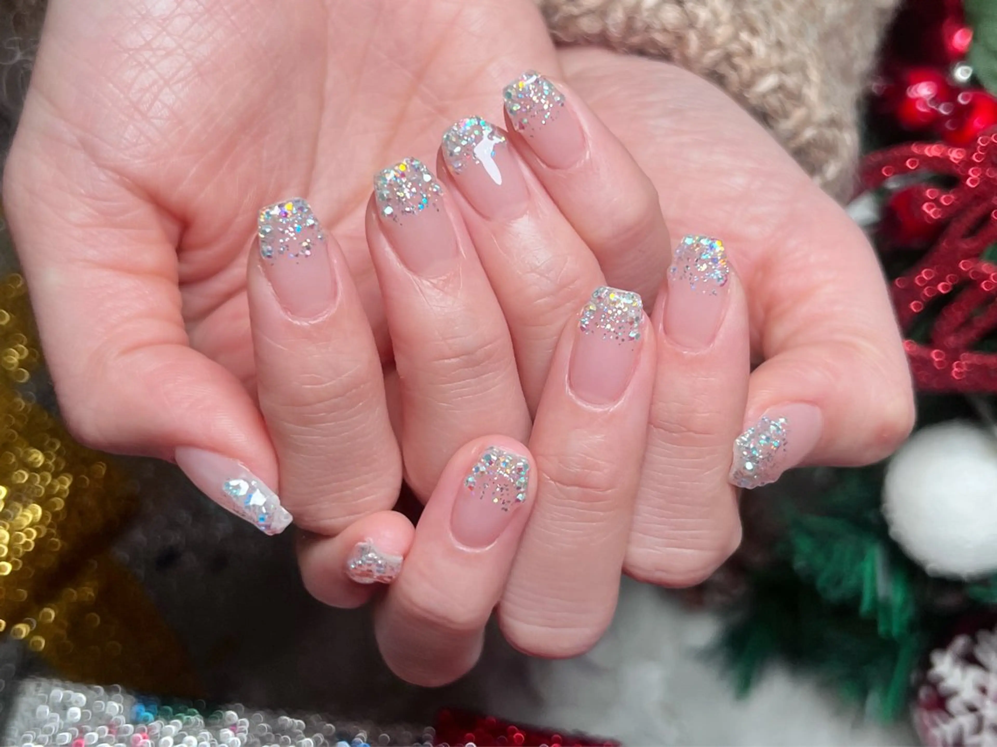 ネイル 成人式 ロングネイル 持ち込み スカルプネイル 冬ネイル ハンドネイル Painty所属・Painty nailのネイルデザイン