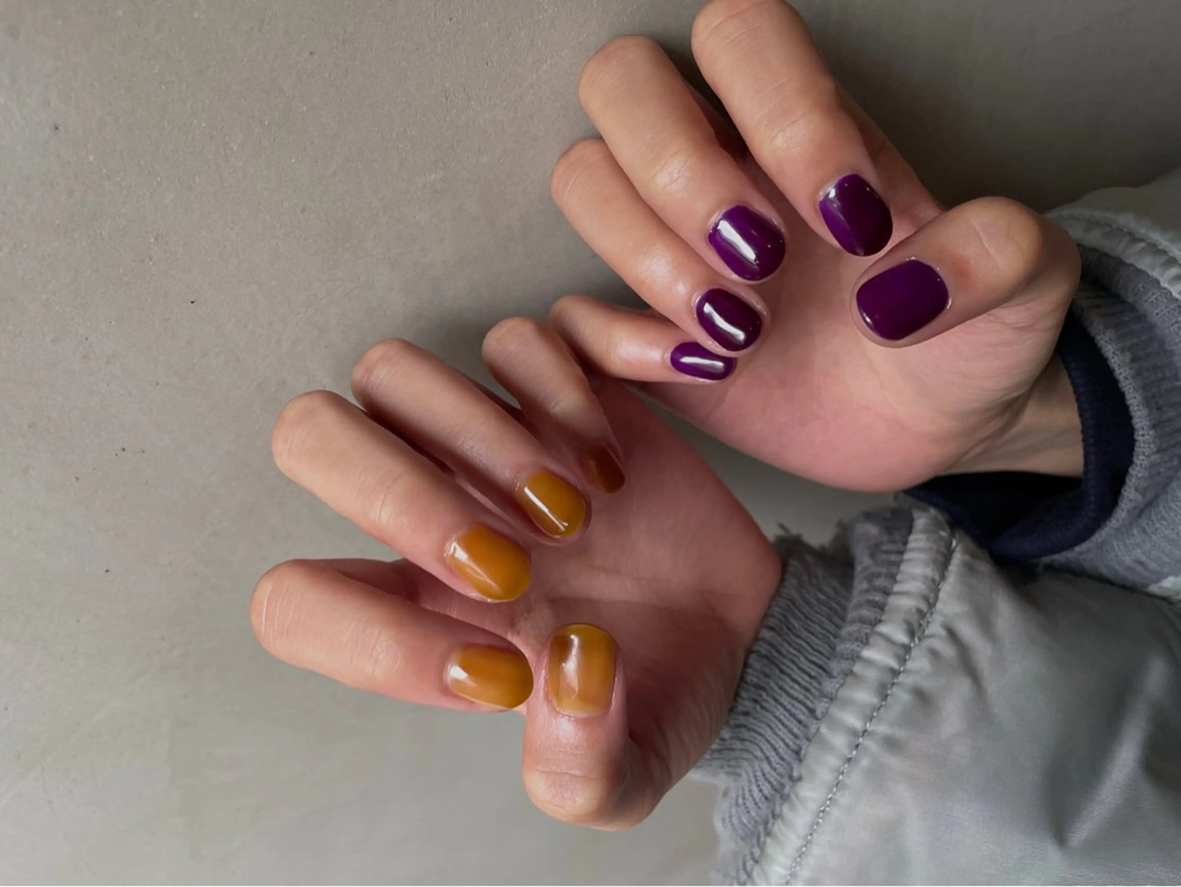 ネイル ジェルネイル ニュアンスネイル ワンカラーネイル シンプルネイル ハンドネイル sususu駒澤大学 Azusaのネイルデザイン