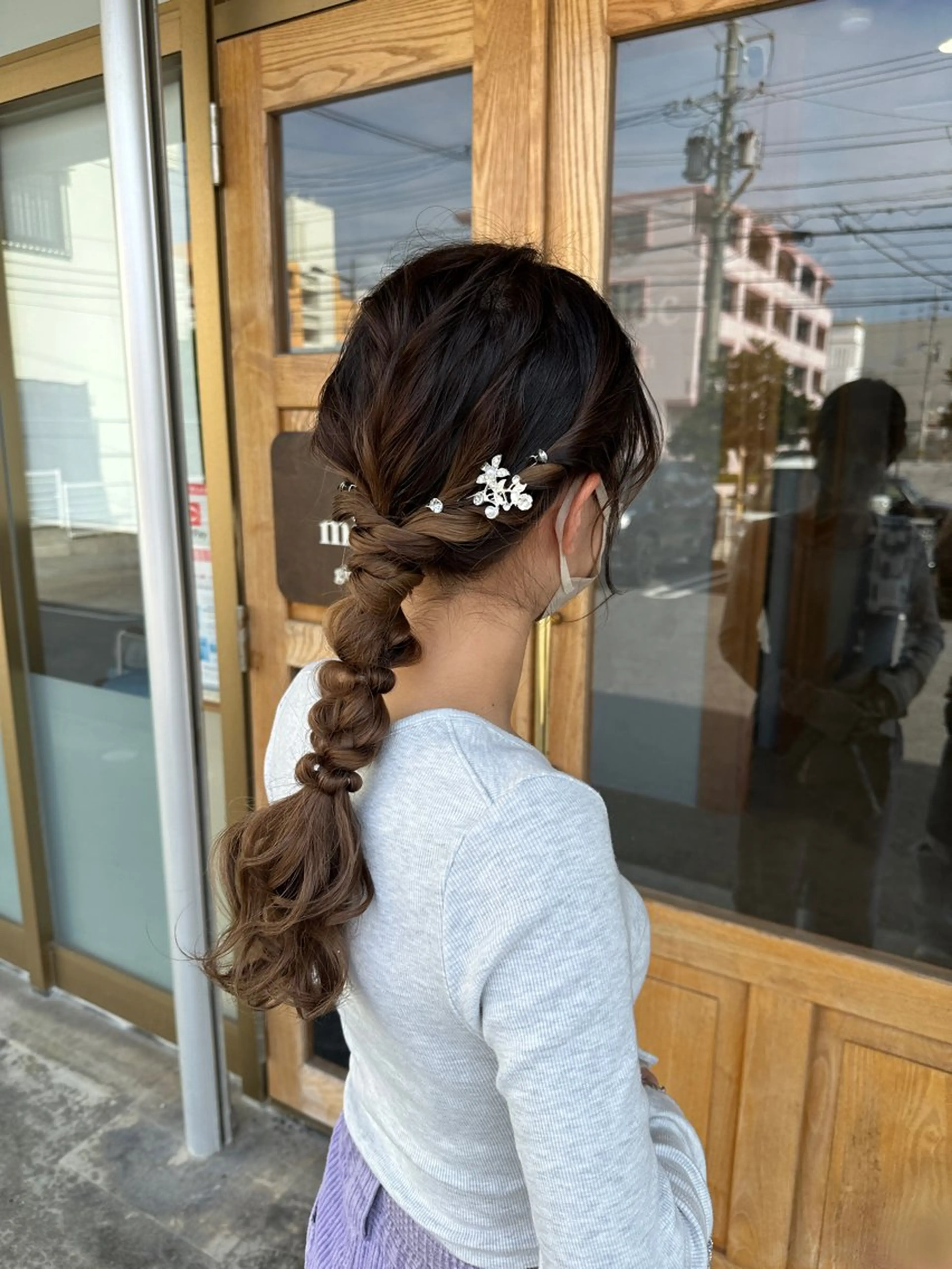 ミディアム ヘアセット miloc MOMOKAのヘアスタイル
