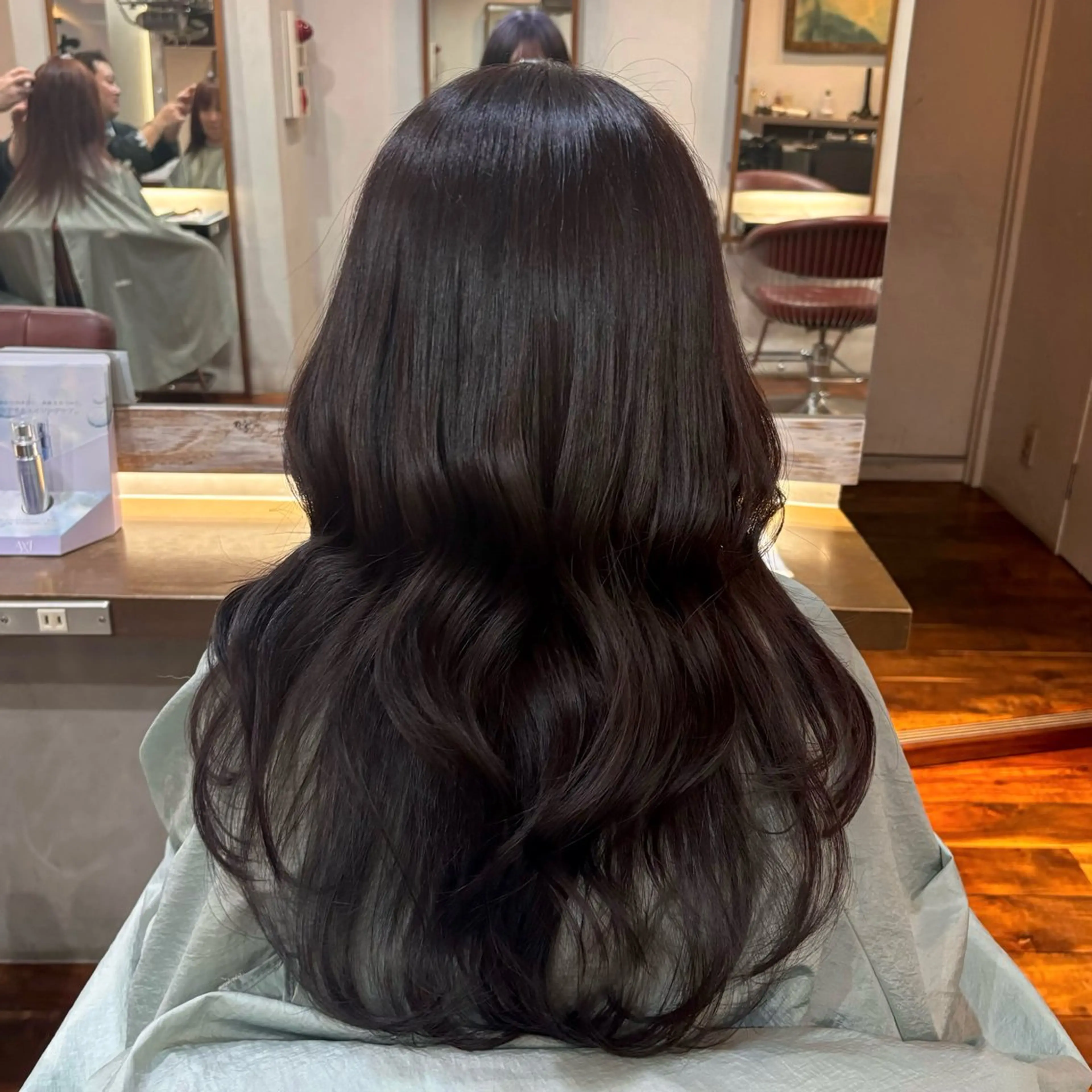 カラー 🩶レイヤー/盛れる 顔まわり🩶フウカのヘアスタイル