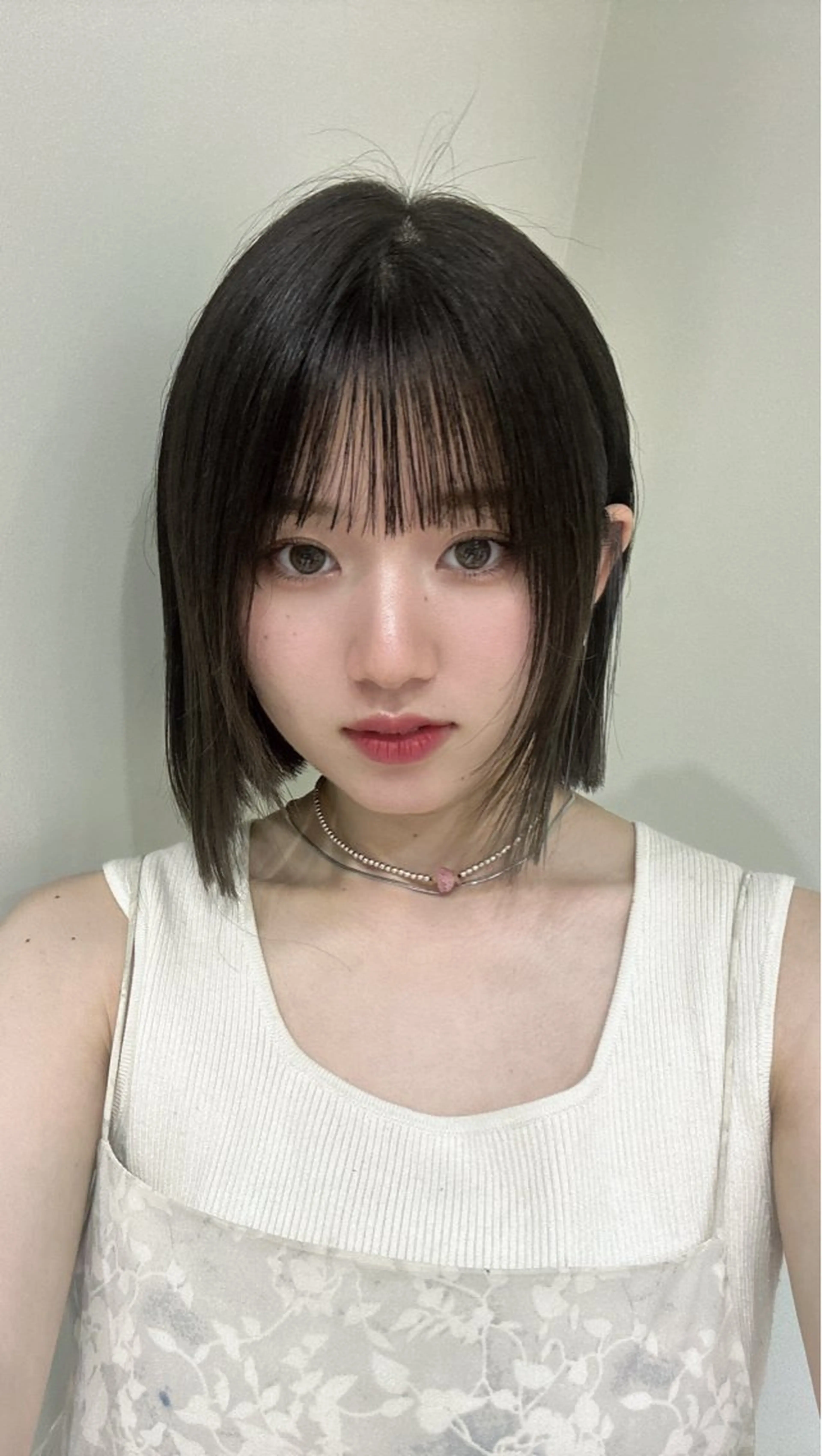 ショート ボブ 🎗️似合わせ/小顔 顔周りカット/透明感のヘアスタイル