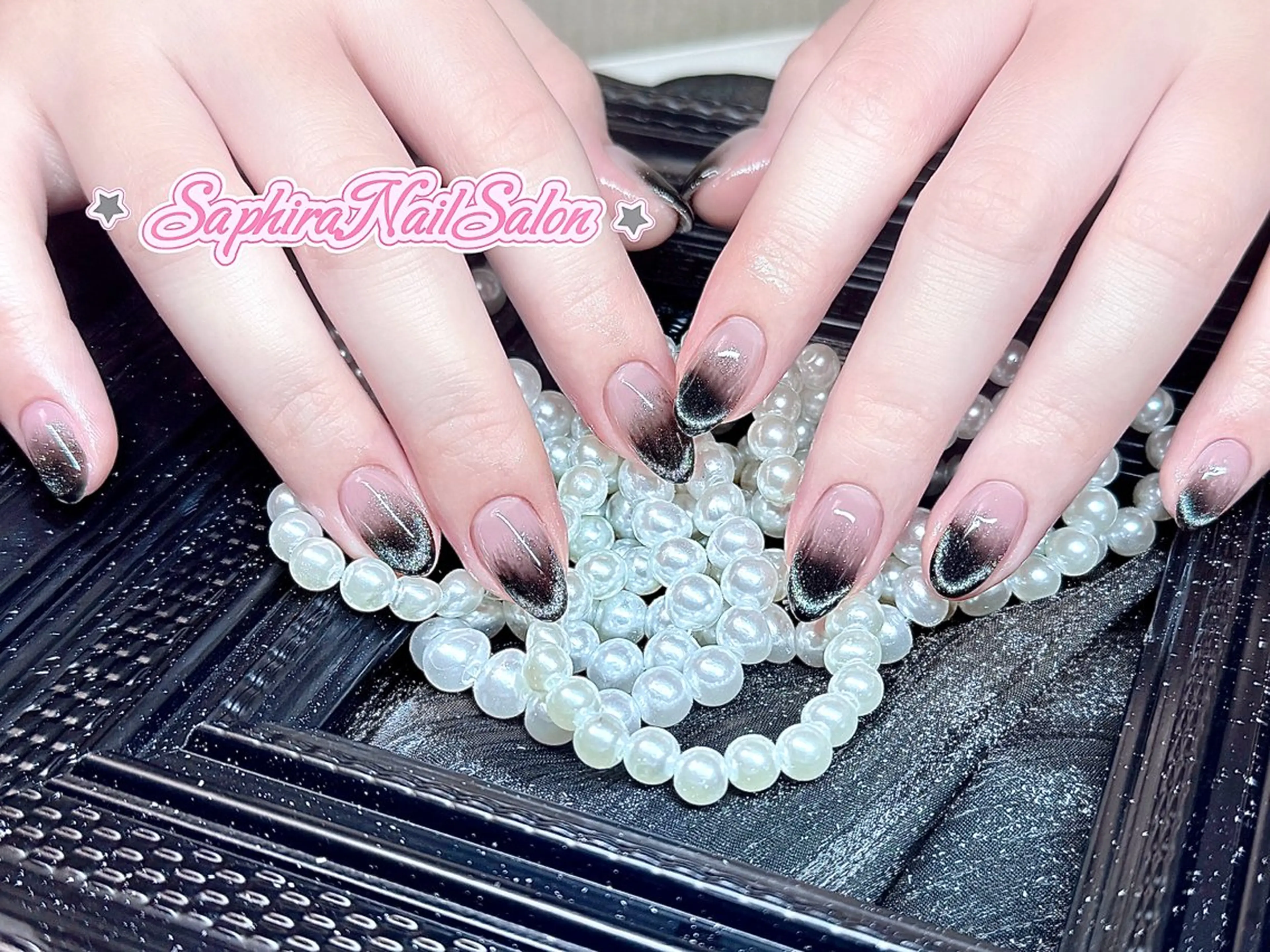 カラー ハンドネイル Saphiraネイル サロン錦糸町のネイルデザイン