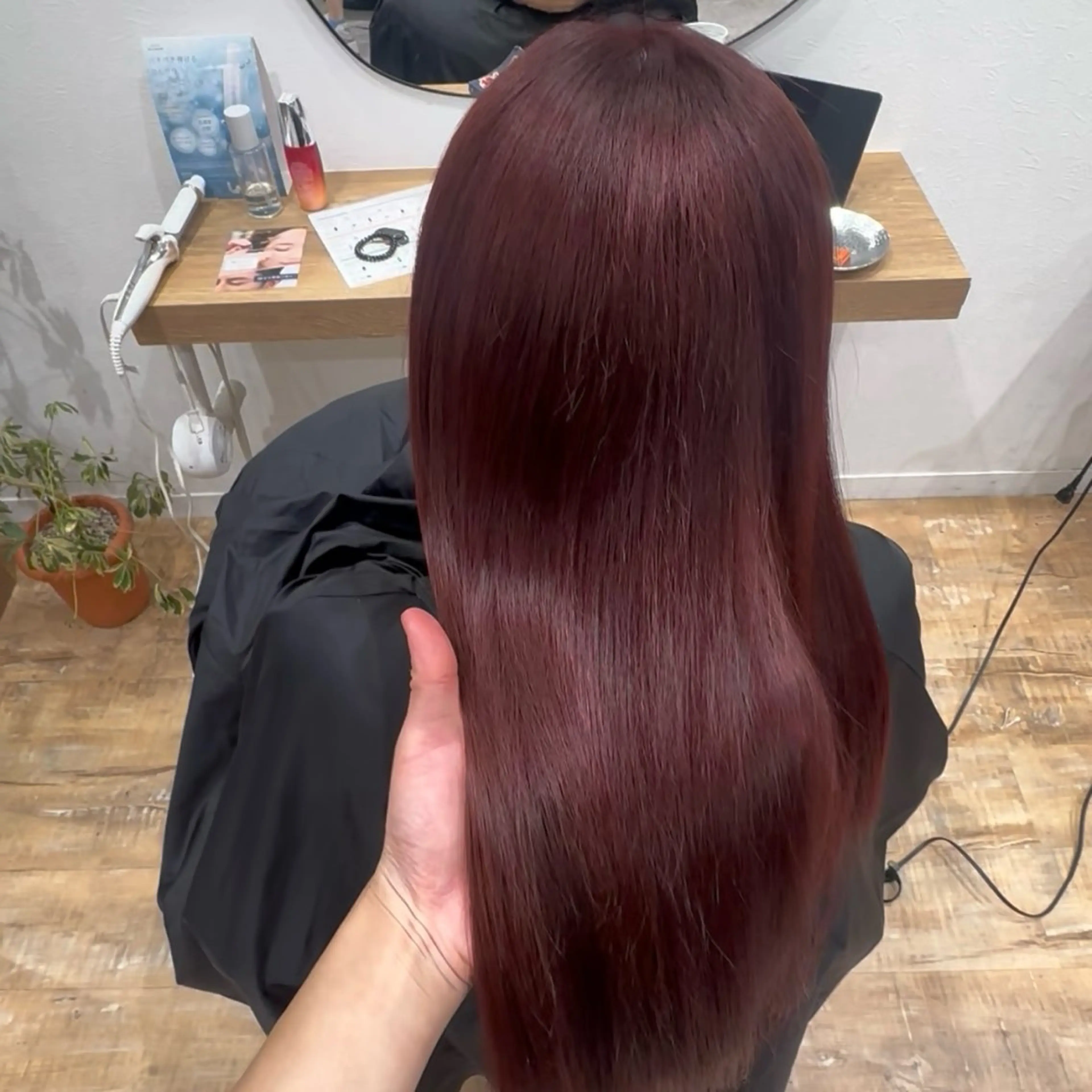 《ブリーチのダメージに抵抗ある方におすすめ🤩》🍑ブリーチなしのダブルカラー🍑ダメージのない透明感カラー✨✨の写真