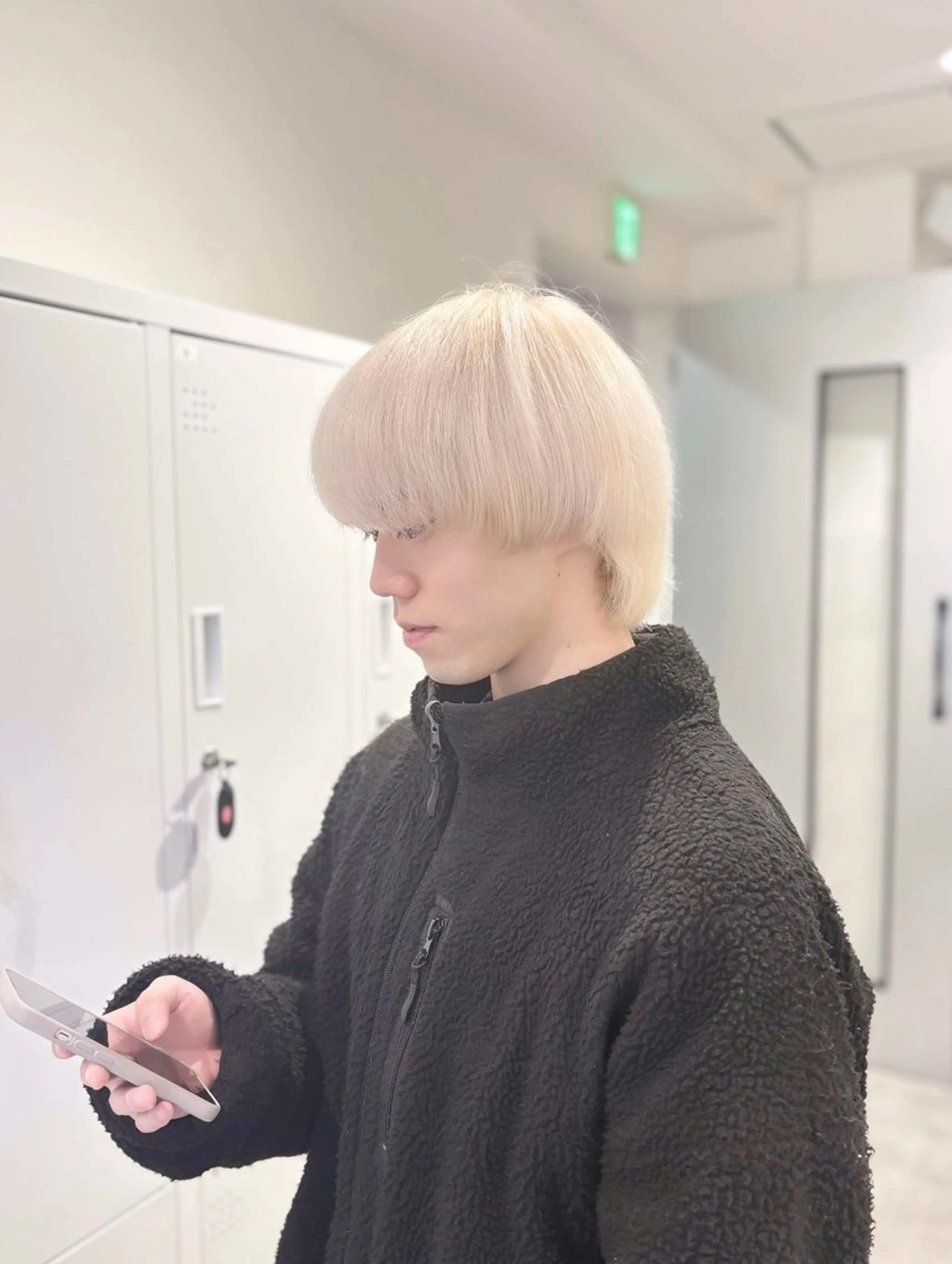 カラー メンズ ヘアカラー トリートメント GaKu/ハイトーン /ブリーチ/ブロンドのヘアスタイル