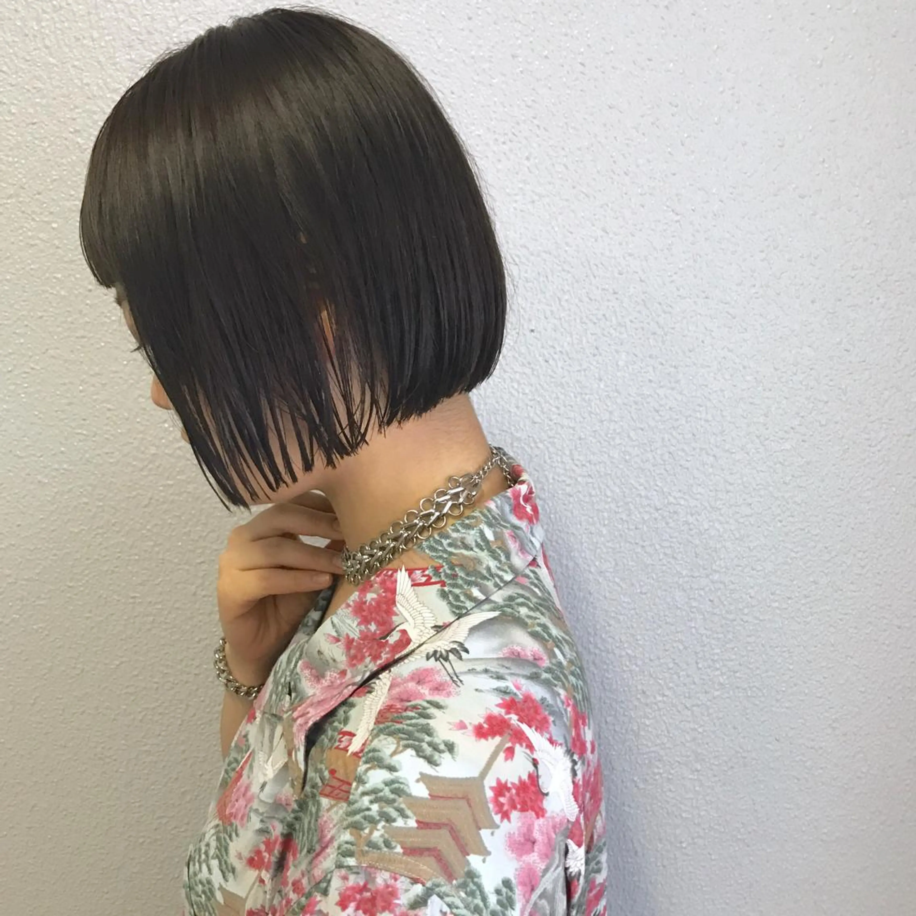 ミディアム ヤスドミ ケイスケのヘアスタイル