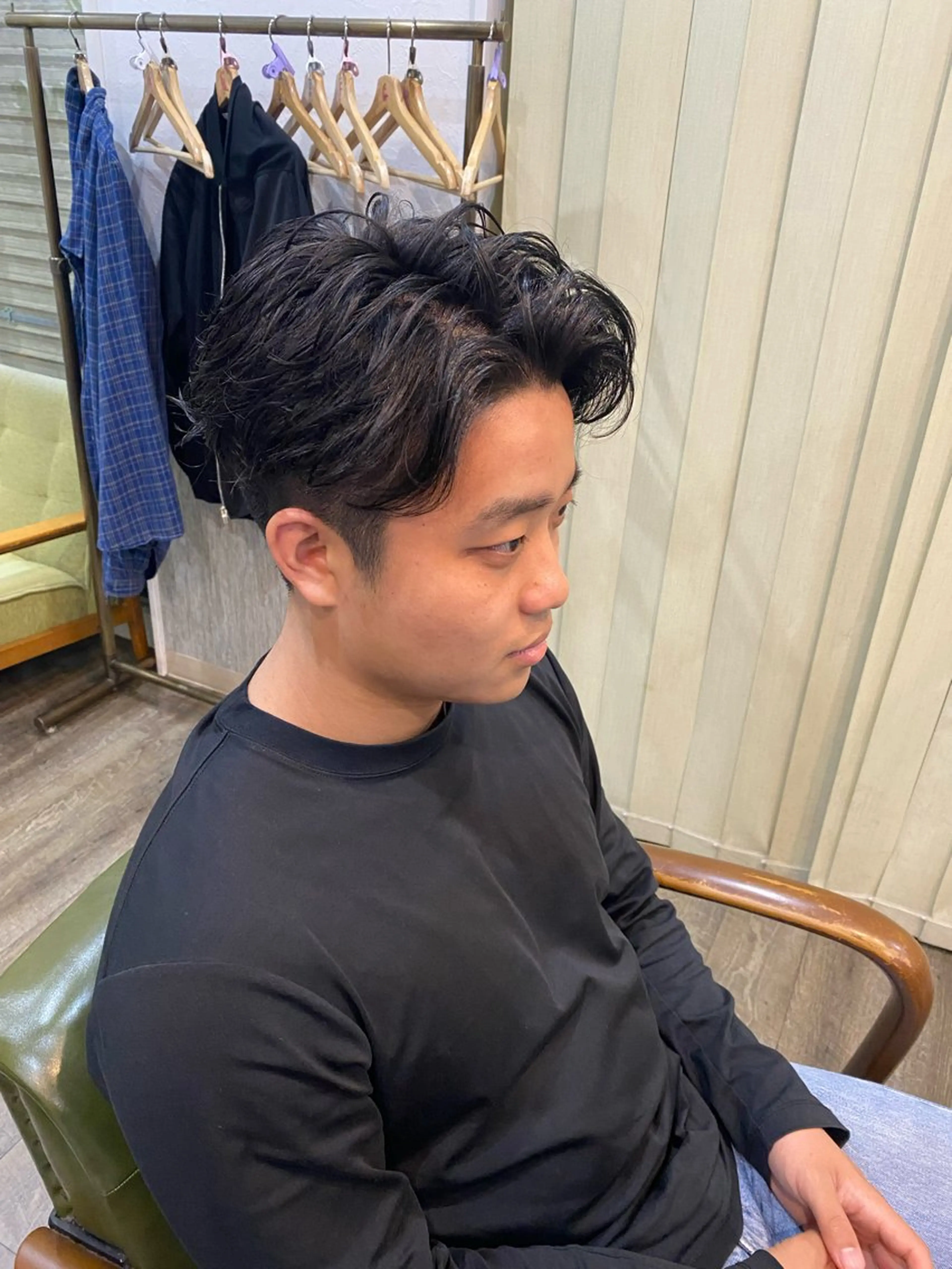 パーマ メンズ カット パーマ Lucca Lance所属・岩間 渉のヘアスタイル