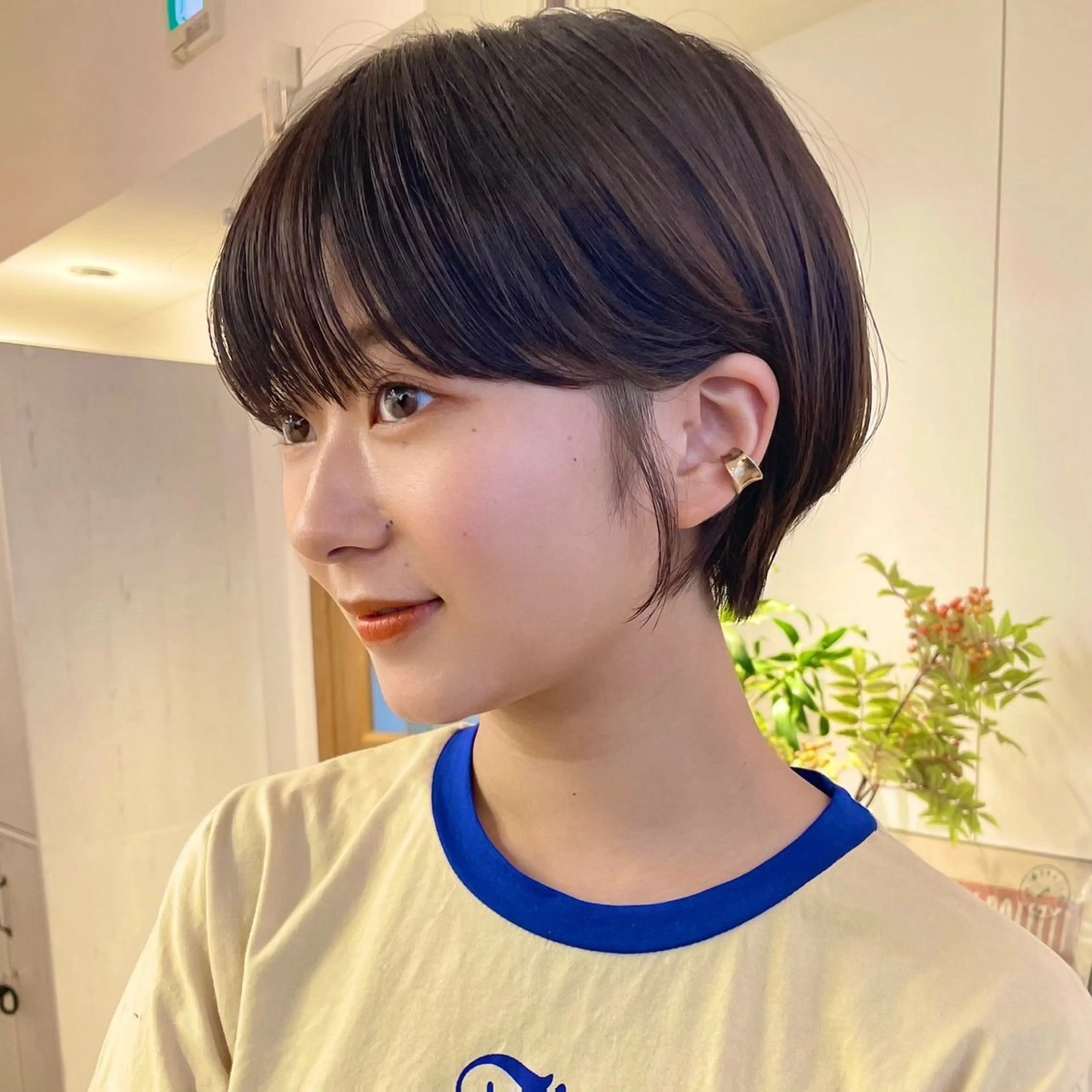ショート 丸みショート ショートヘア 江上 京花のヘアスタイル