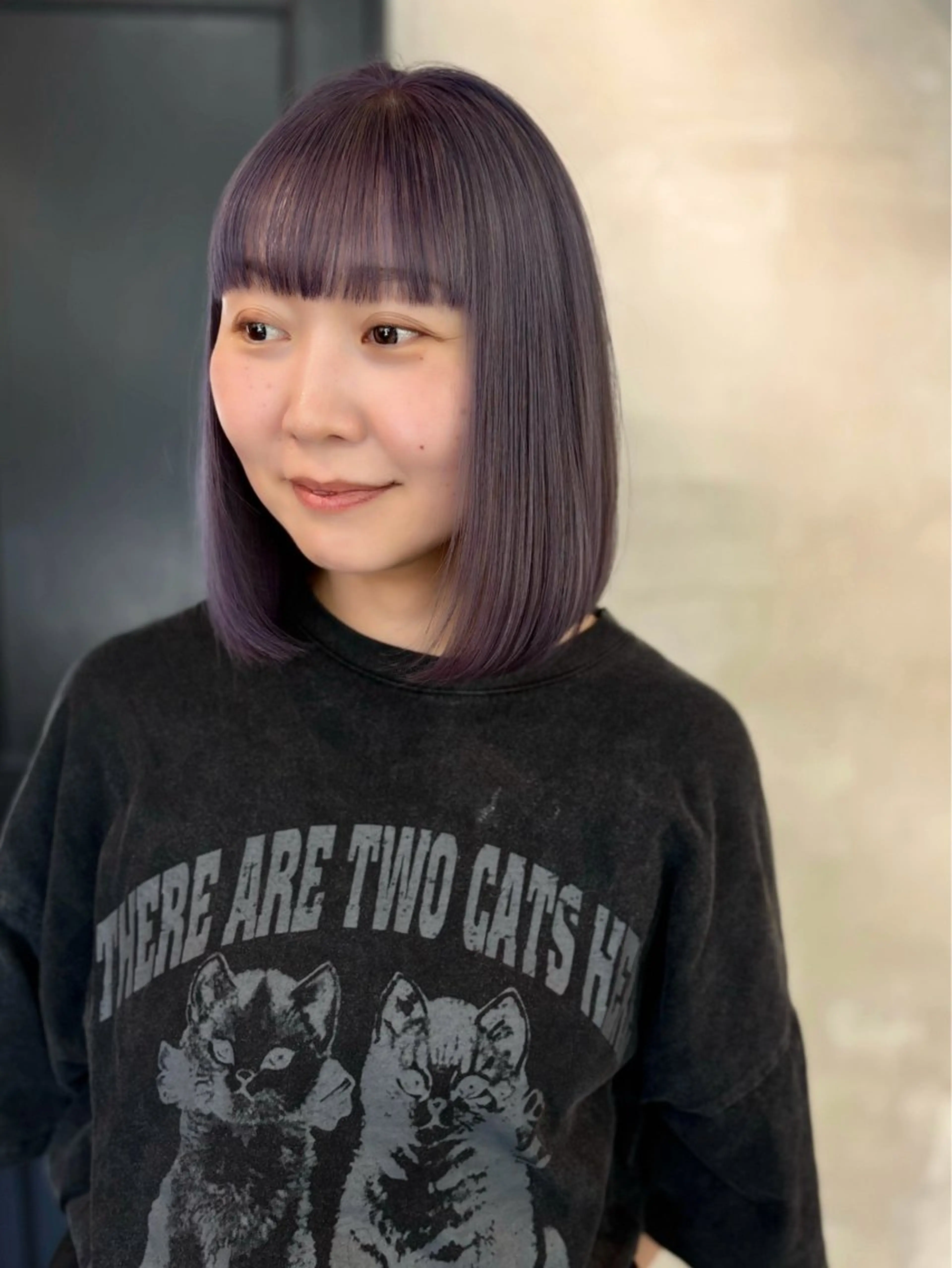 ミディアム カラー ヘアカラー トリートメント 優 作のヘアスタイル