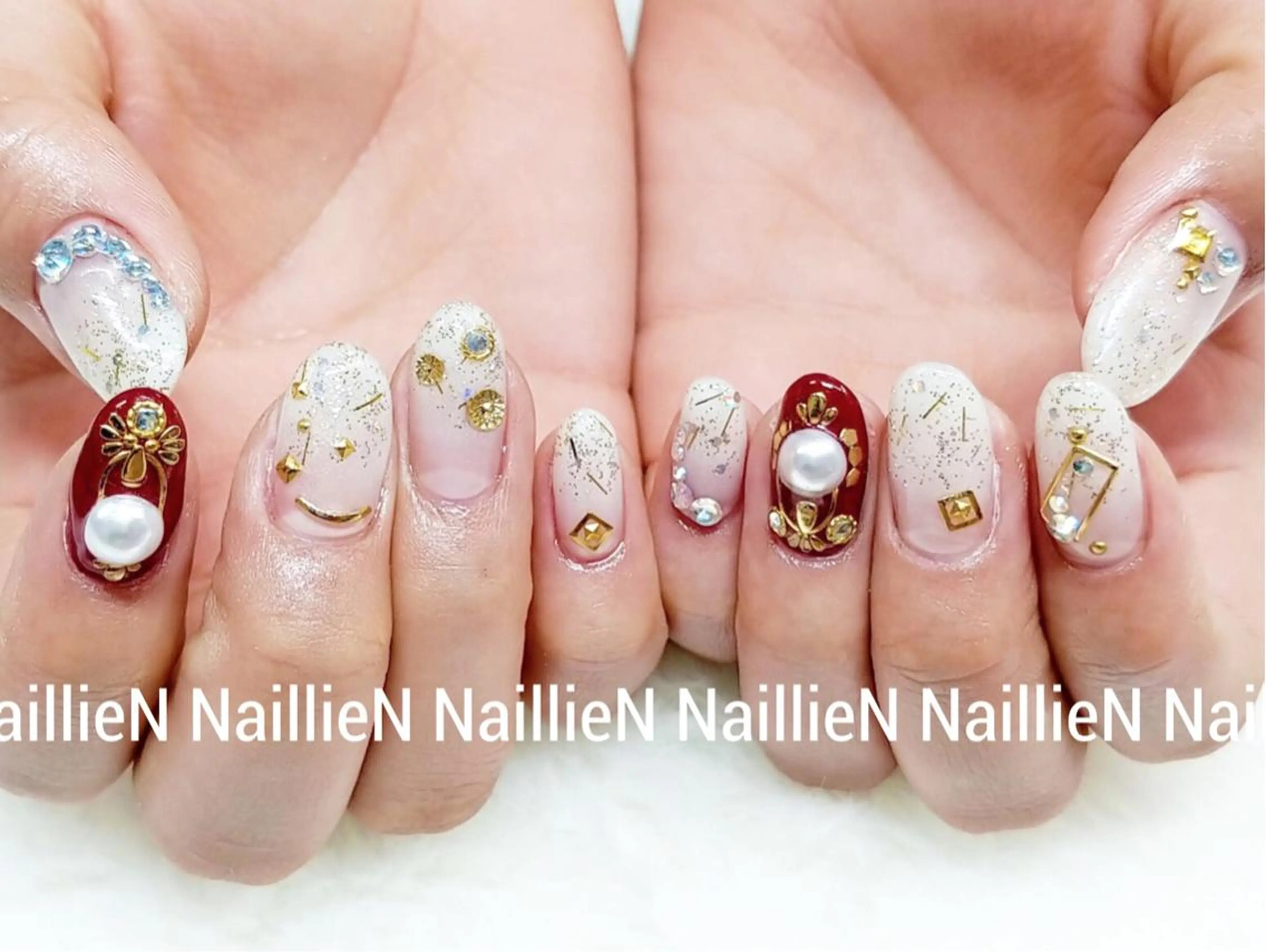 ネイル 冬ネイル クリスマス Nail lieNのネイルデザイン