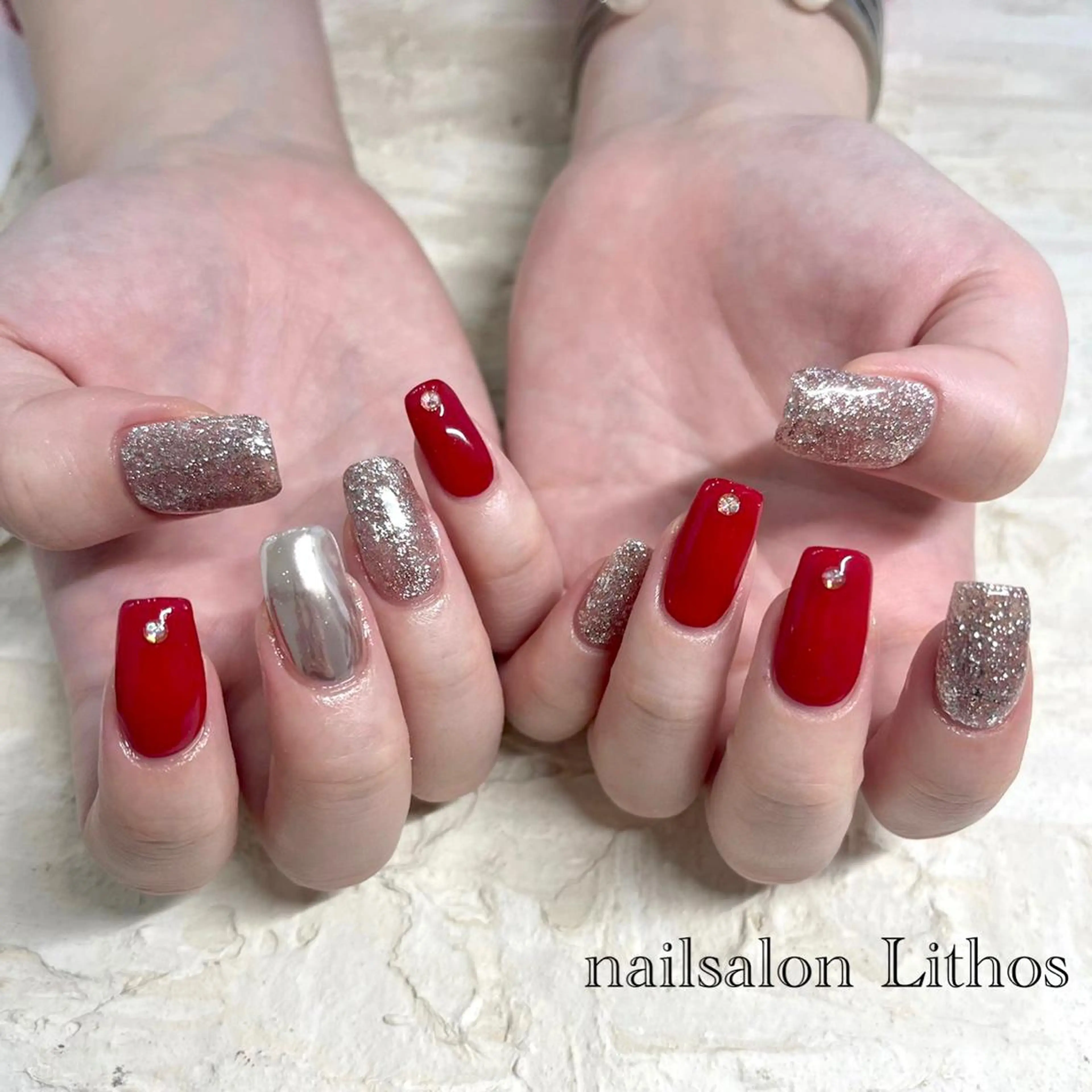 ネイル ハンドネイル nailsalon Lithos所属・nailsalon Recontreのネイルデザイン