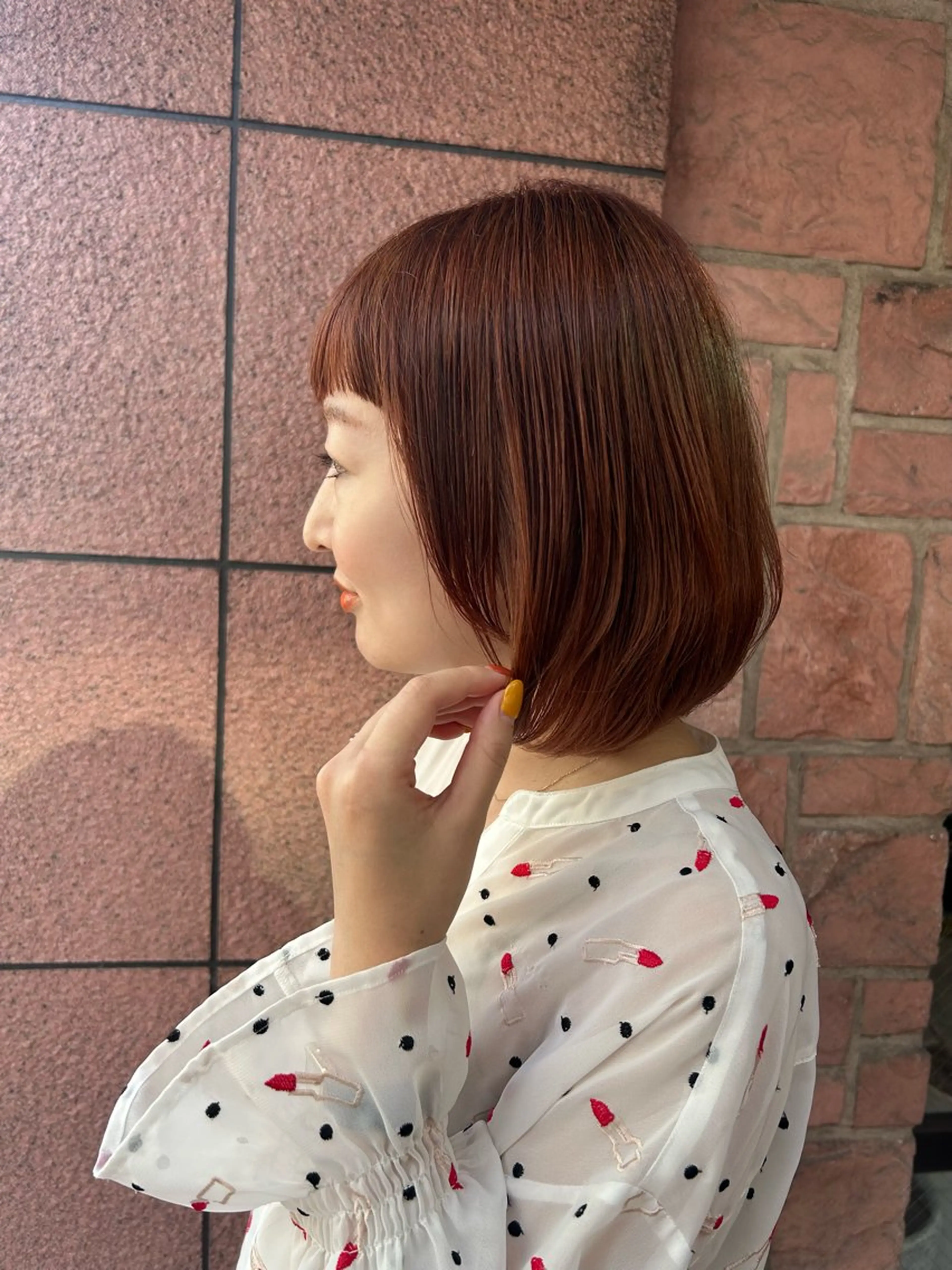 カラー ブラウンカラー ヘアカラー SABO 🪴岡田知佳のヘアスタイル