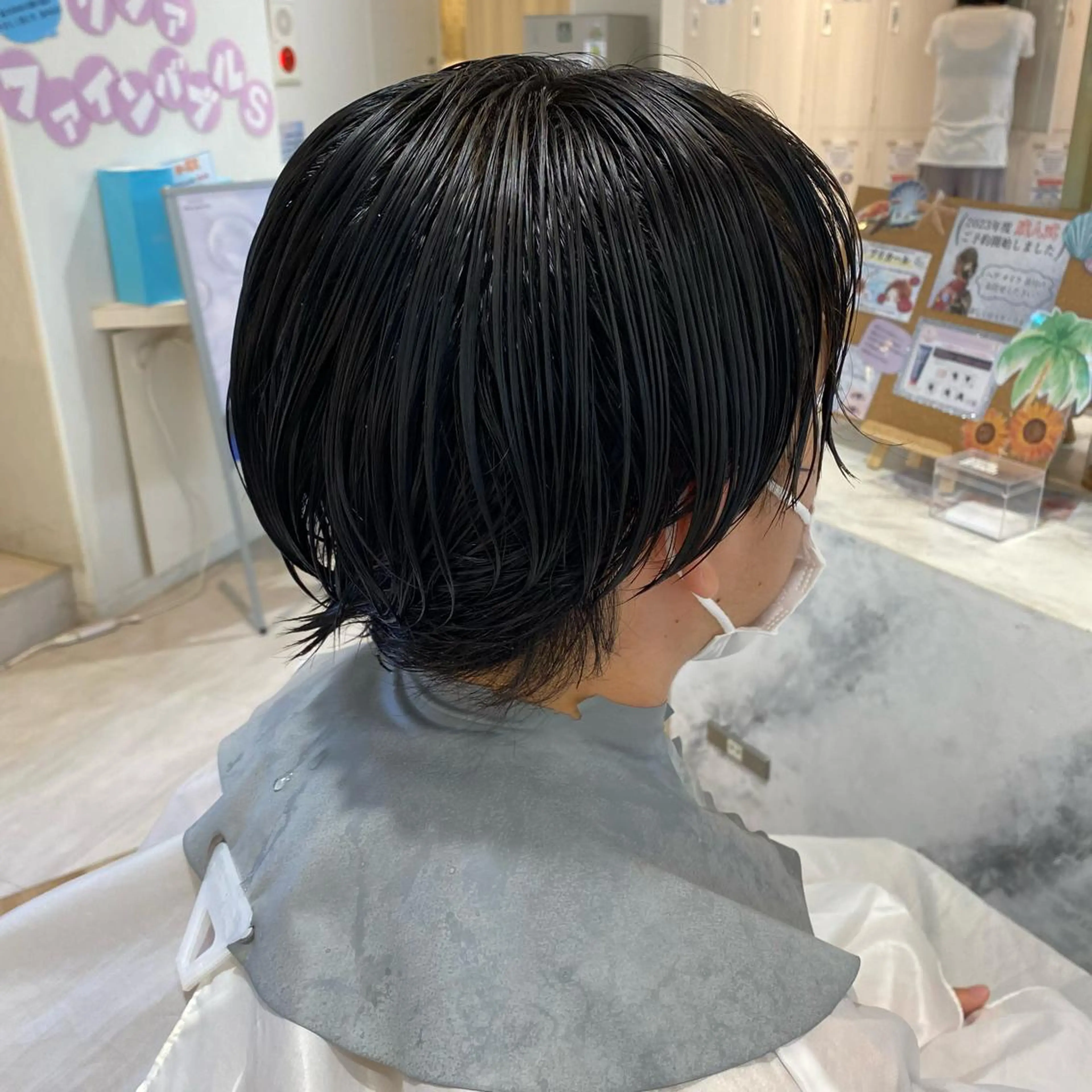 ショート パーマ メンズ 三好 涼華のヘアスタイル