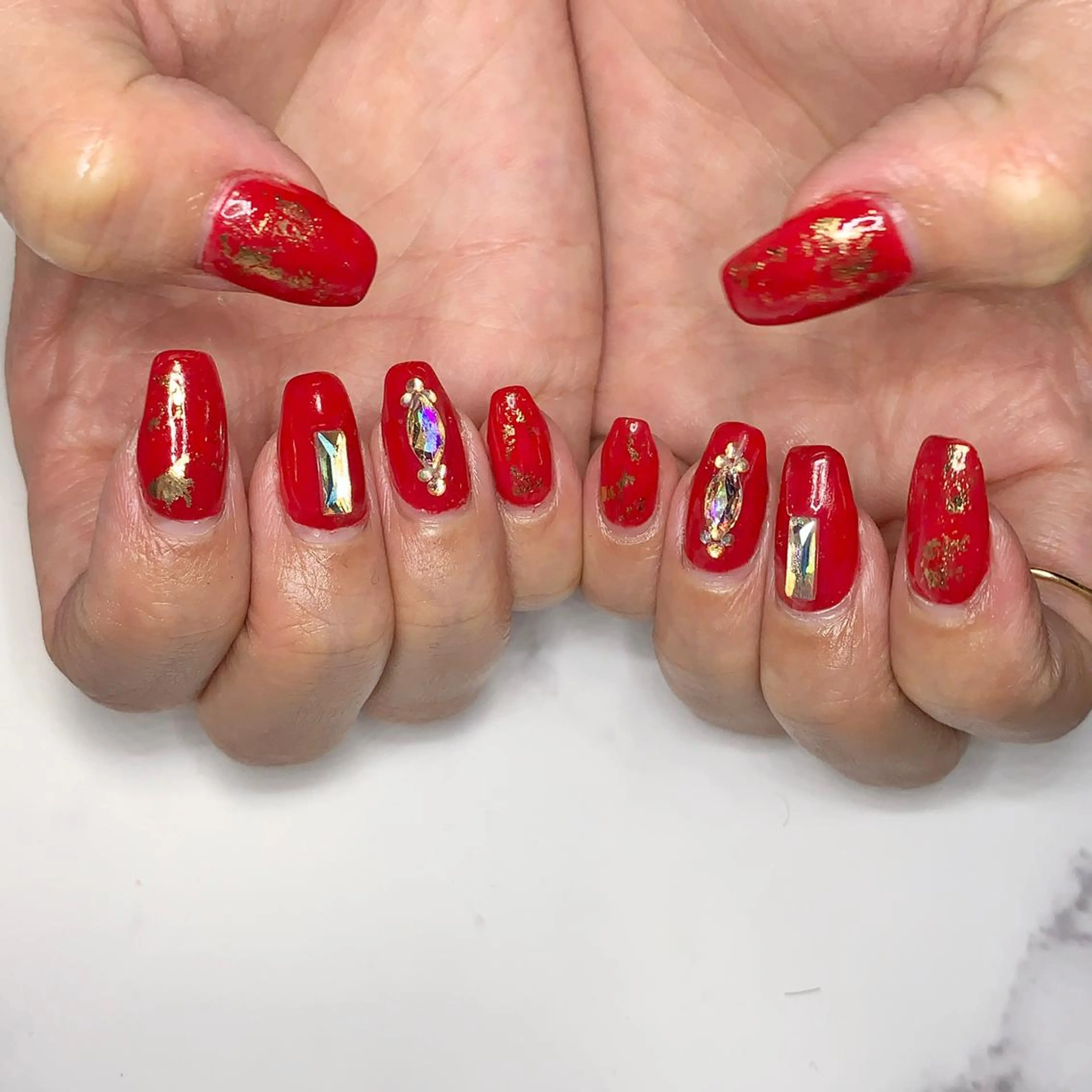 セミロング ネイル ハンドネイル R nailのネイルデザイン