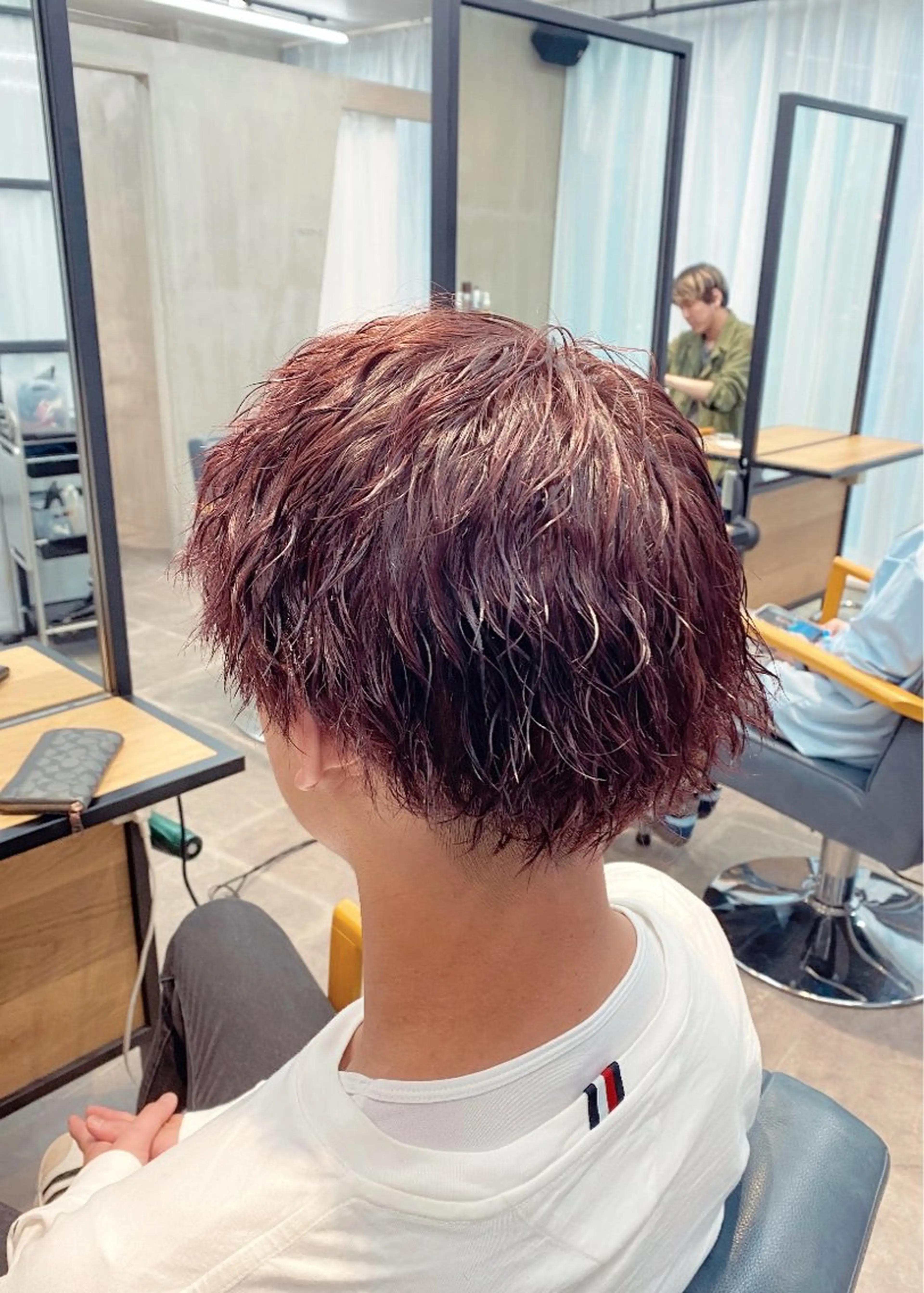 ショート カラー メンズ カット ヘアカラー トリートメント RUI⚪️艶髪 ⚪️髪質改善のヘアスタイル