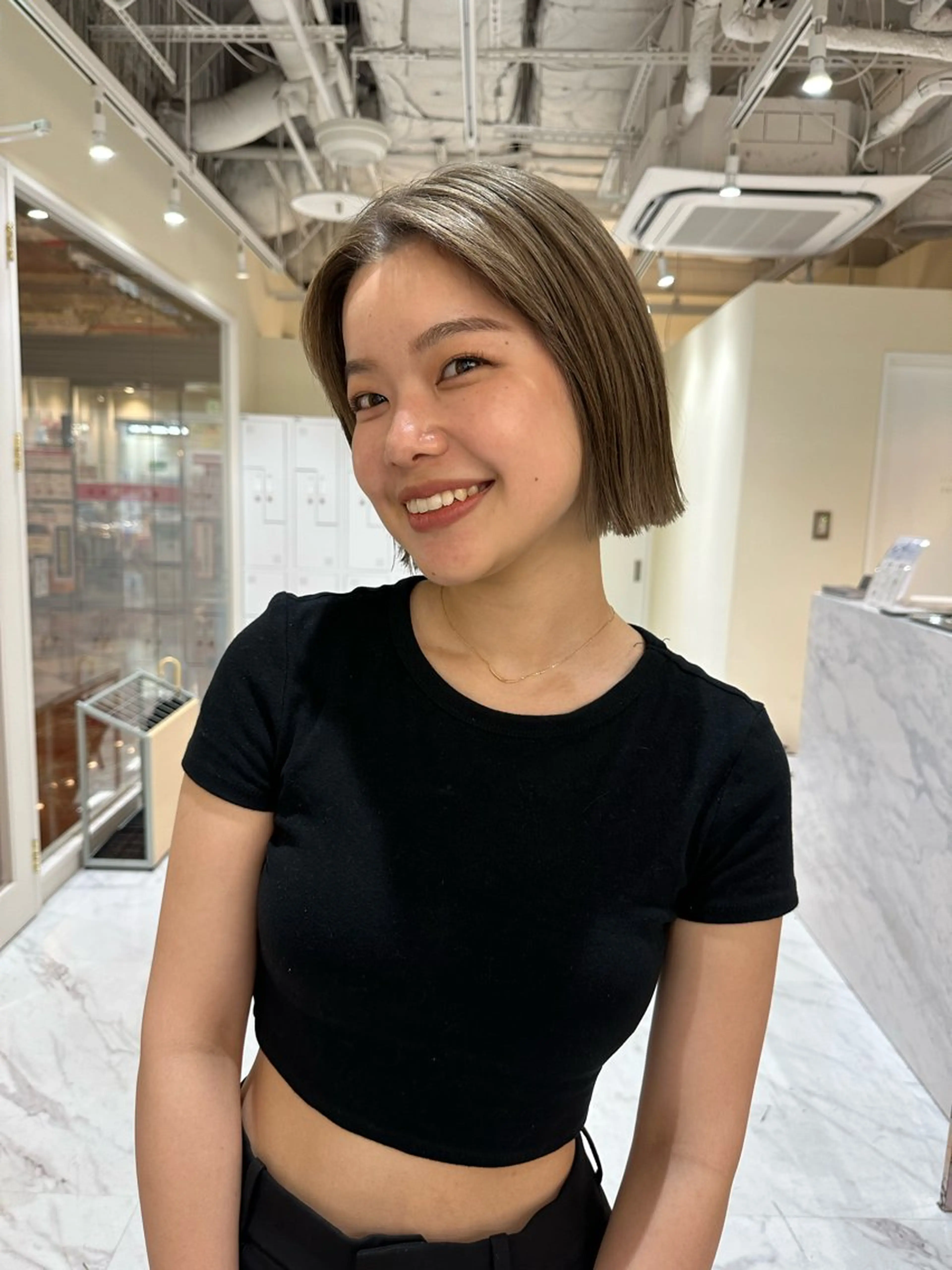 【ボブでも顔周りが大切♡】カット✂︎＋TOKIOトリートメント✨️【海外ガール／ボブ／髪質改善】の写真