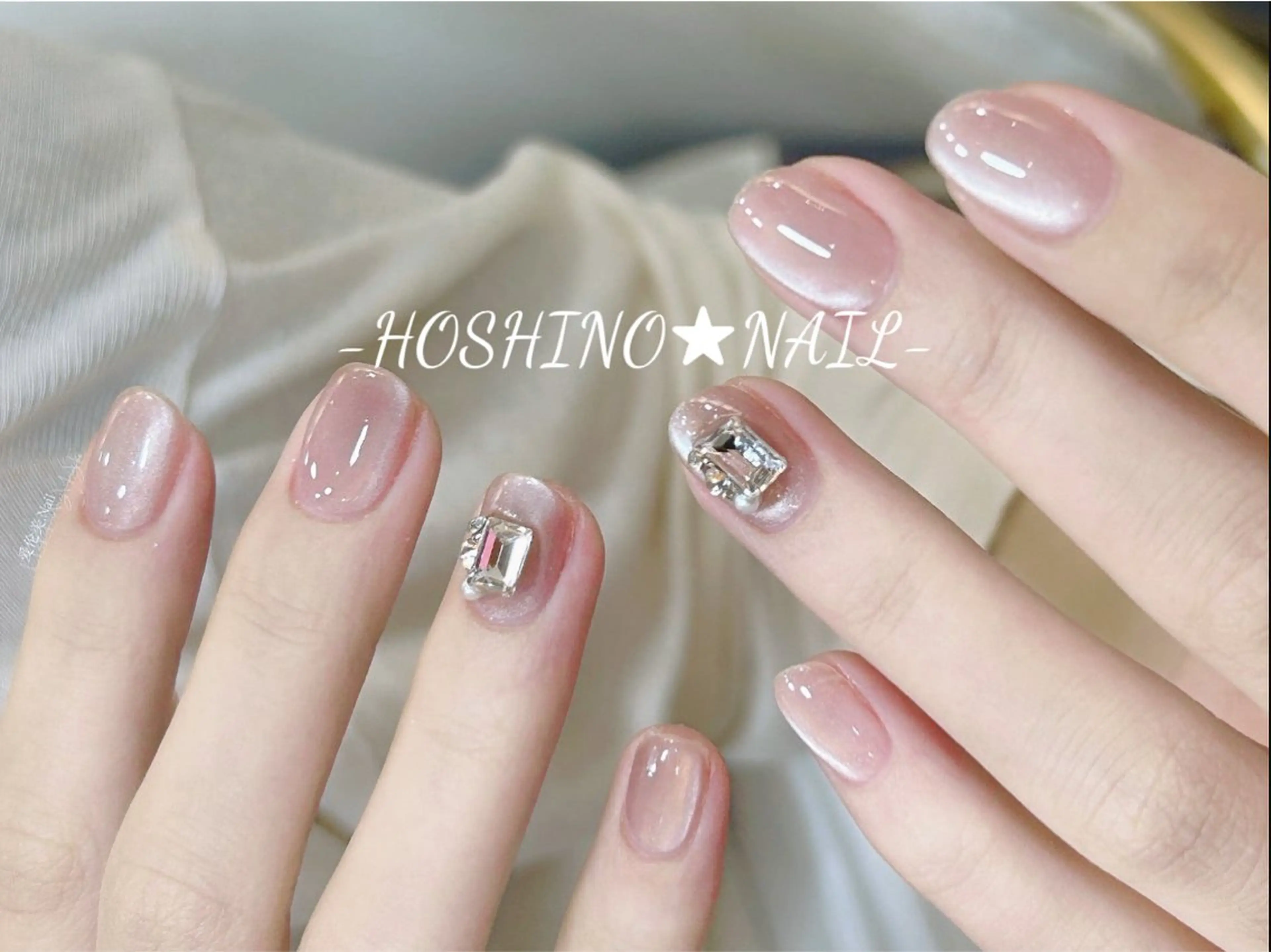 ネイル オーロラネイル チークネイル ドット フットネイル フレンチネイル ハンドネイル ★HOSHINO NAIL★新宿店のネイルデザイン