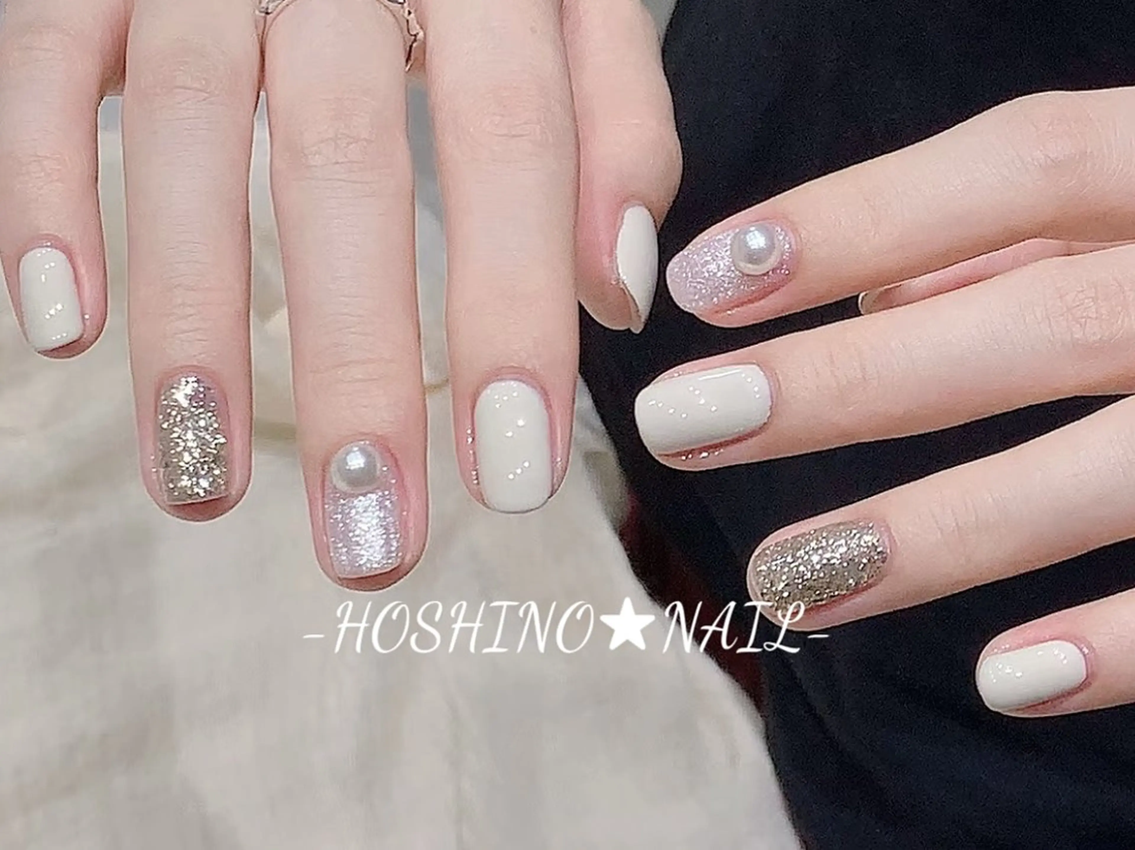 ネイル オーロラネイル チークネイル ドット フットネイル フレンチネイル ハンドネイル ハンドケア ★HOSHINO NAIL★新宿店のネイルデザイン