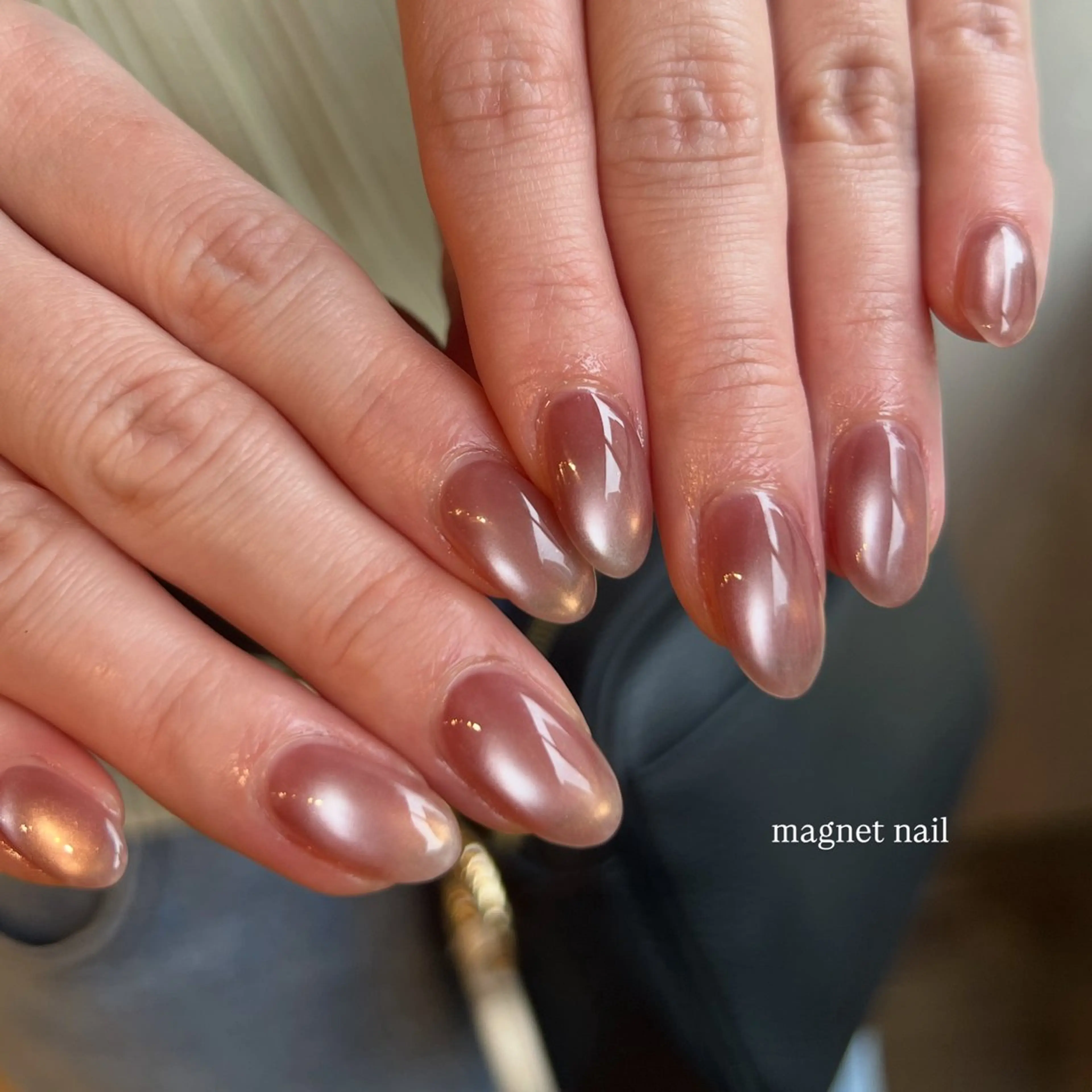 ネイル マグネットネイル 金木犀　札幌駅前店所属・金木犀ネイルサロン 三浦のネイルデザイン