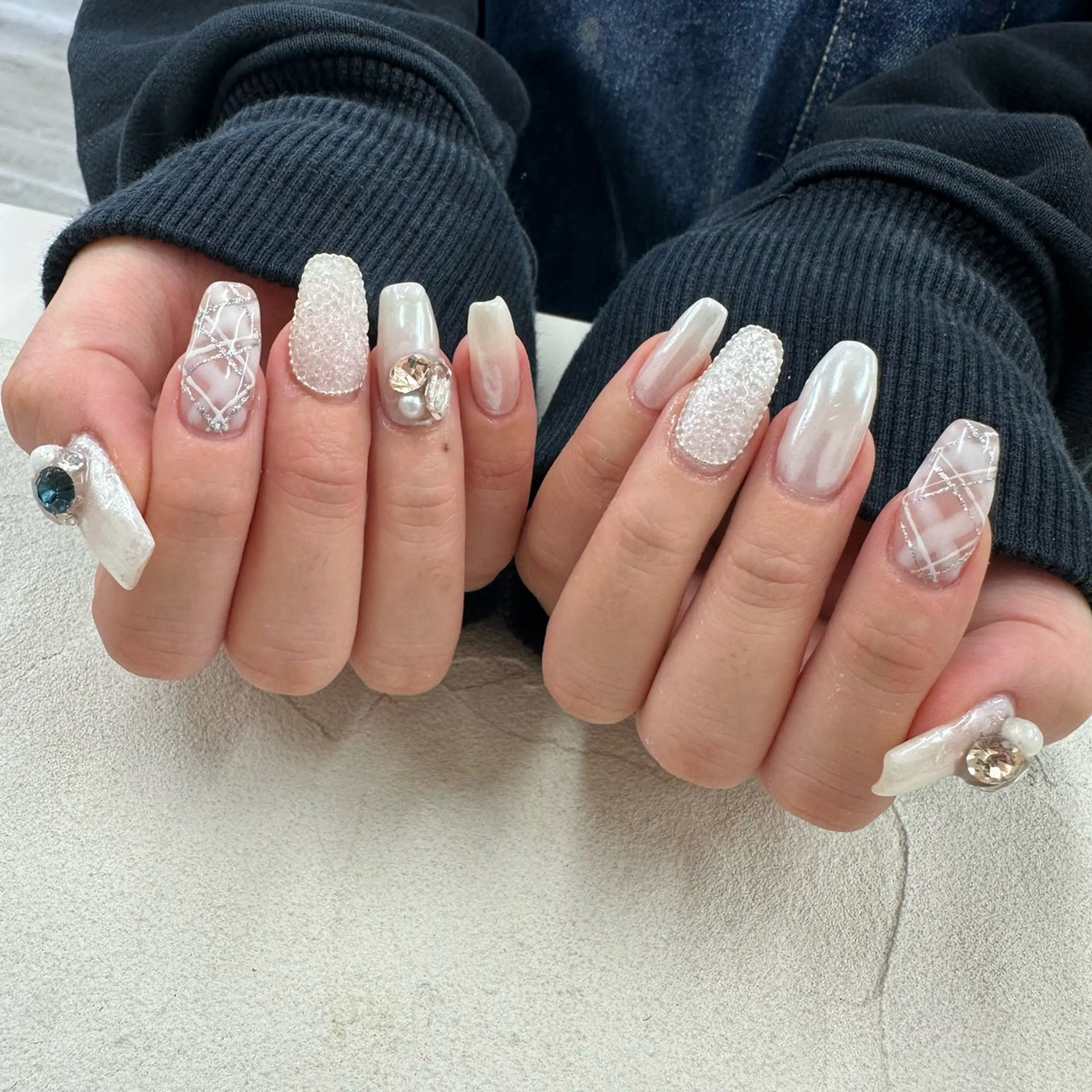 ネイル Bianca 🩵 Ayakoのネイルデザイン