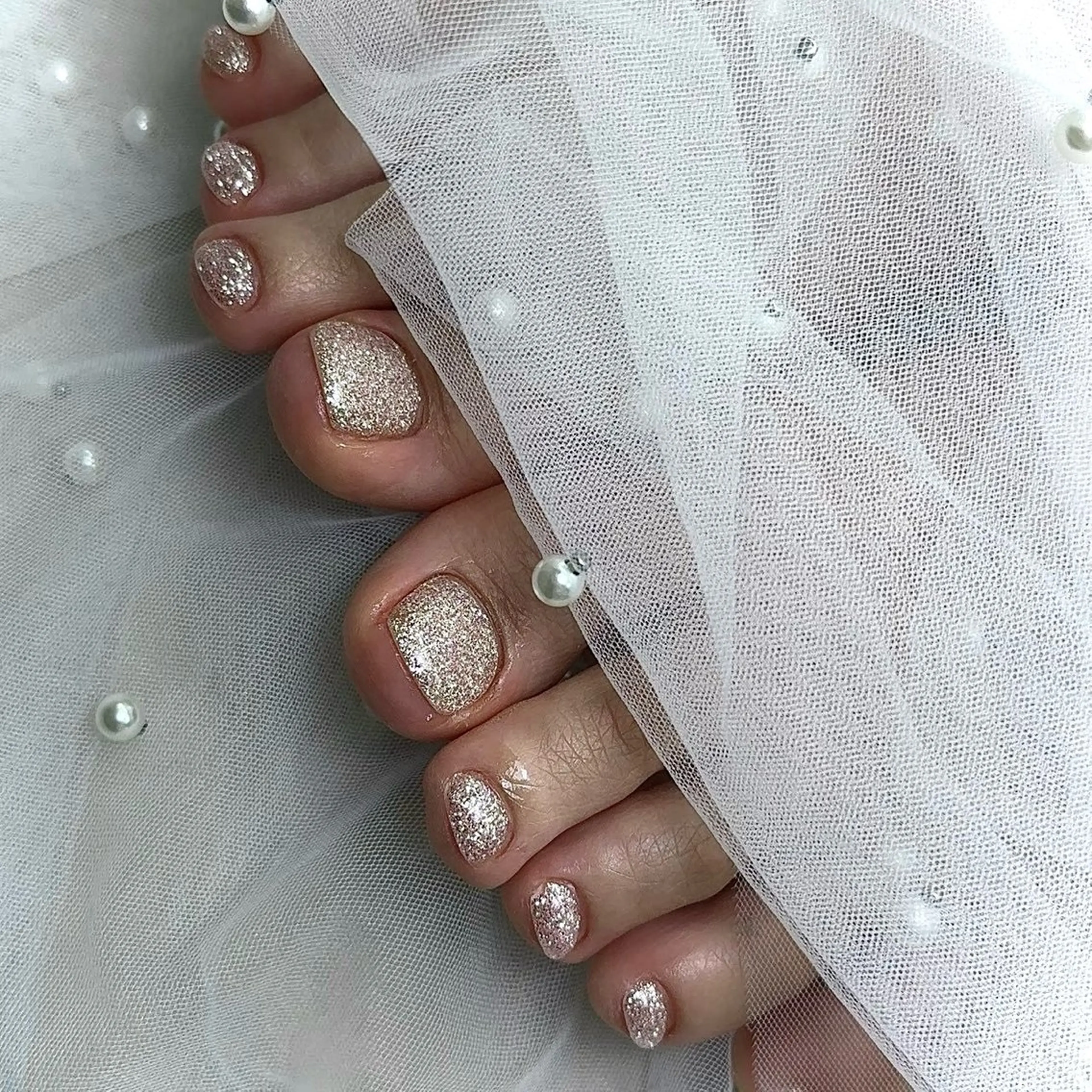 フットネイルワンカラー🐾✨の写真