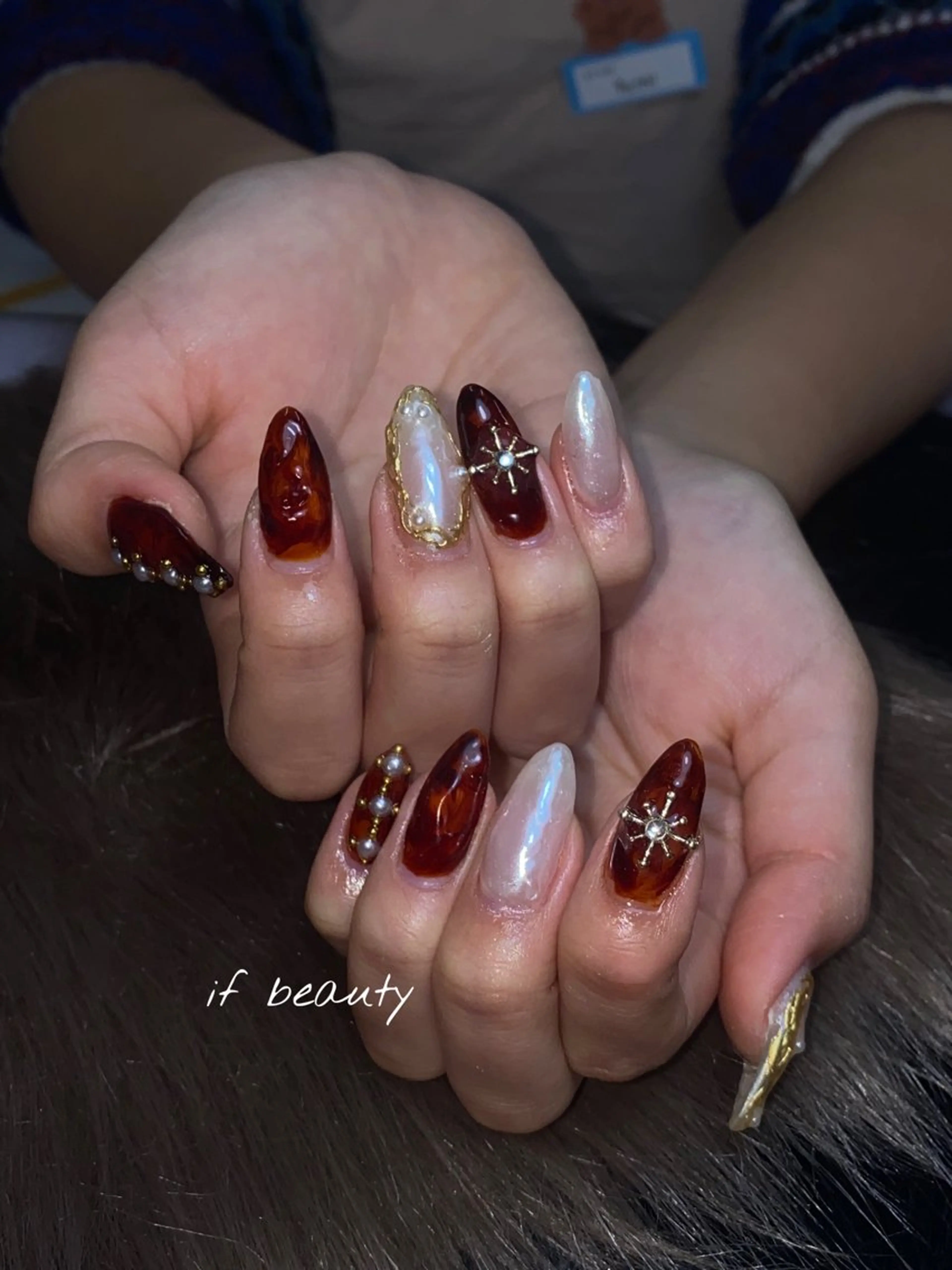 ネイル アートネイル ジェルネイル パラジェル ワンホンネイル ハンドネイル if Hair＆Nail Salon所属・IKA /海外ネイル /個性派/ワンホンのネイルデザイン