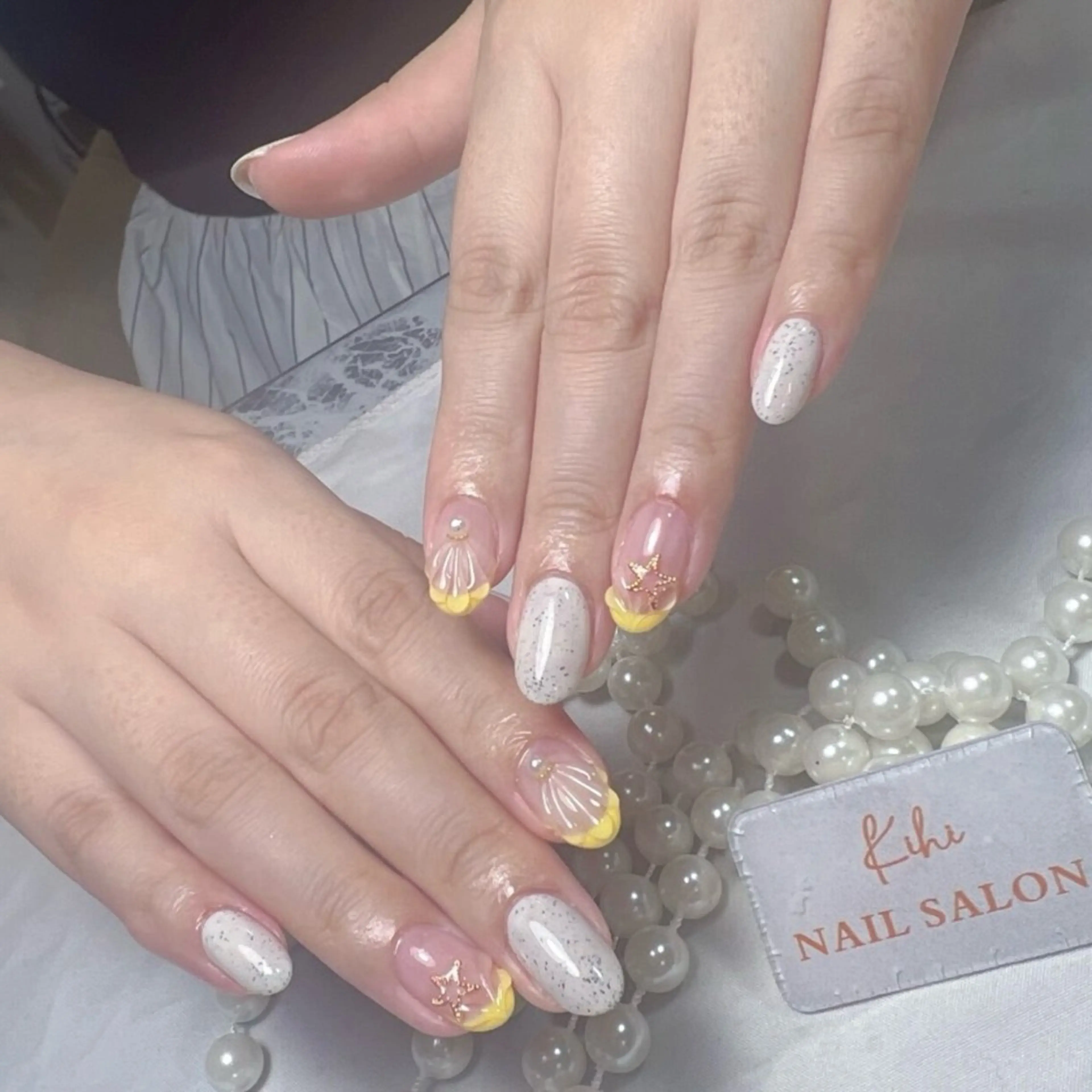 ネイル アートネイル フレンチネイル ジェルネイル グラデーション 韓国ネイル ハンドネイル ハンドケア Nail Salon Kihi さくらのネイルデザイン