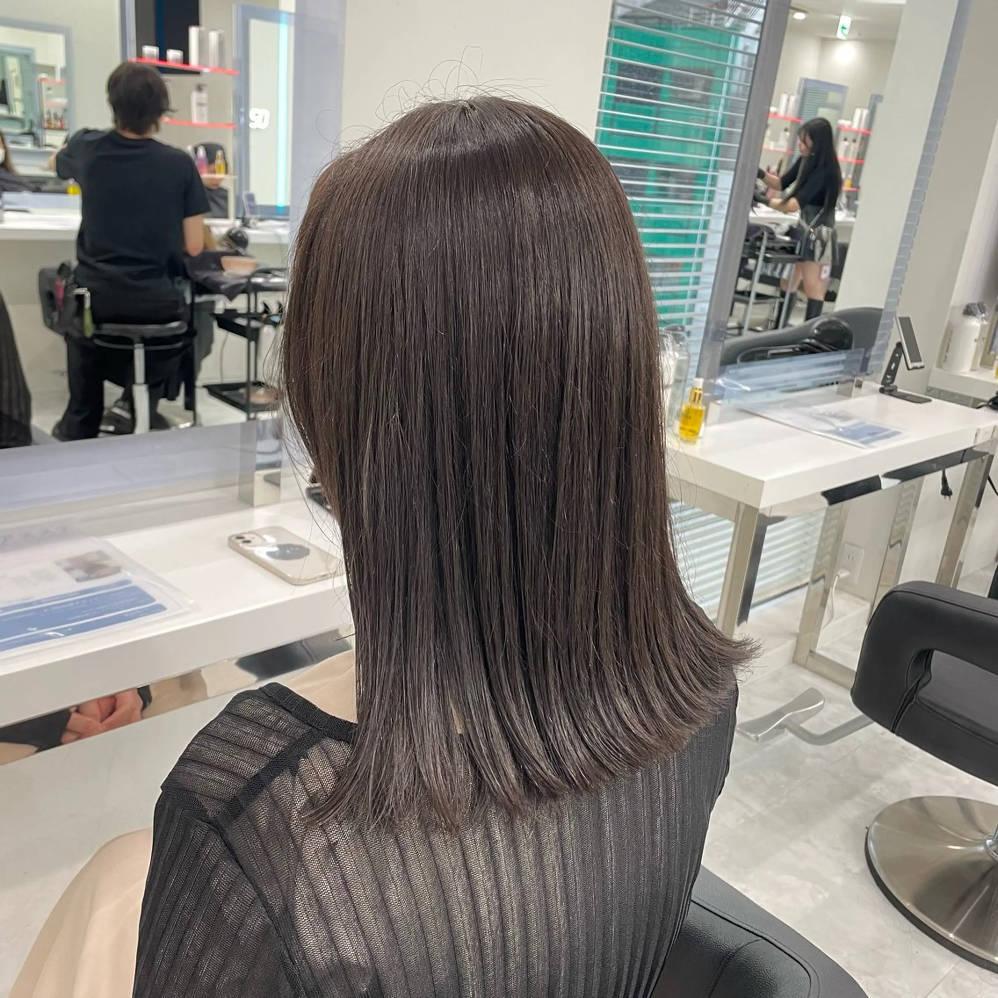 ミディアム 大人っぽ上品🤍韓国 レイヤー🤍ふうがのヘアスタイル