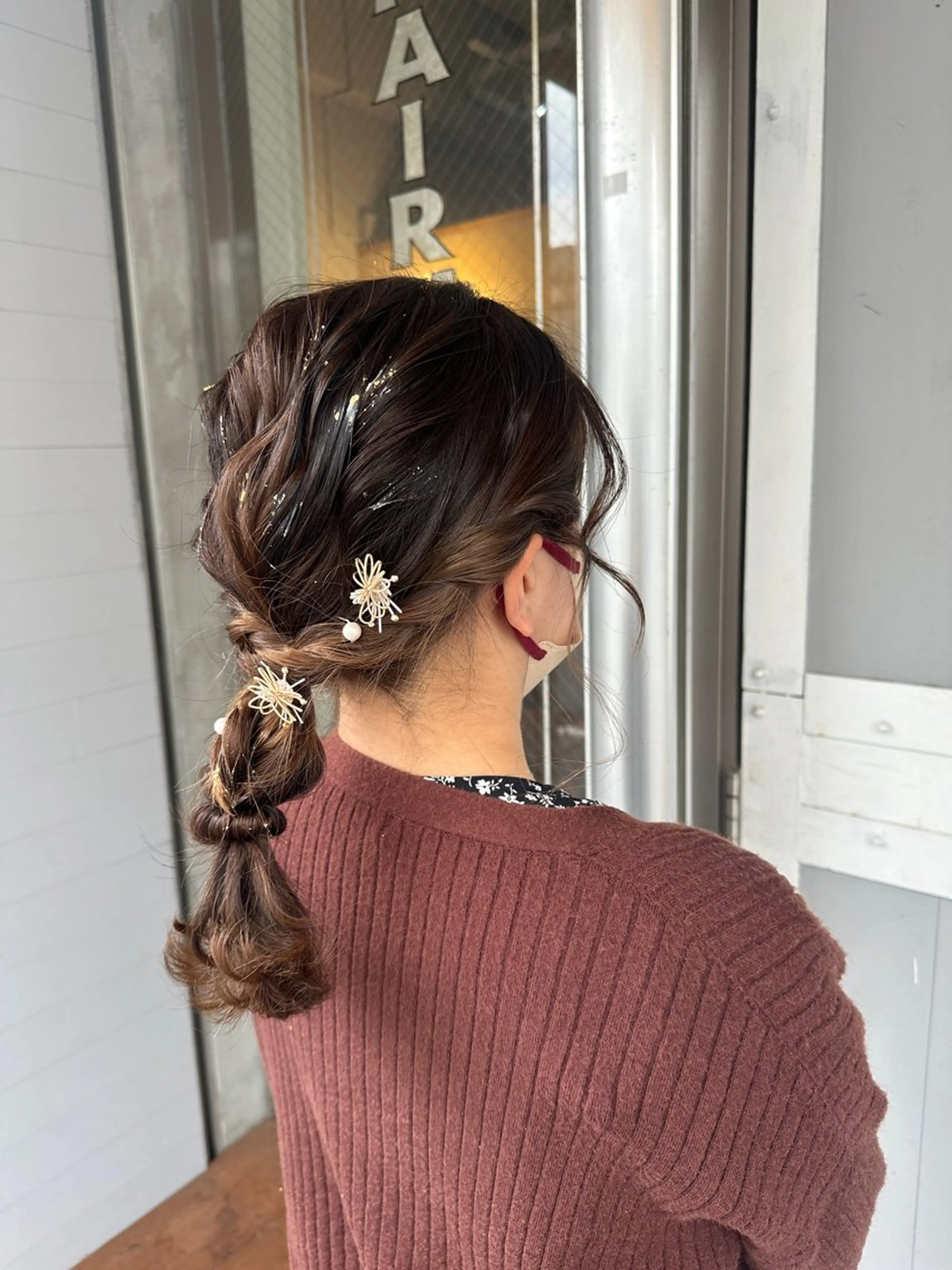 セミロング ヘアセット miloc MOMOKAのヘアスタイル