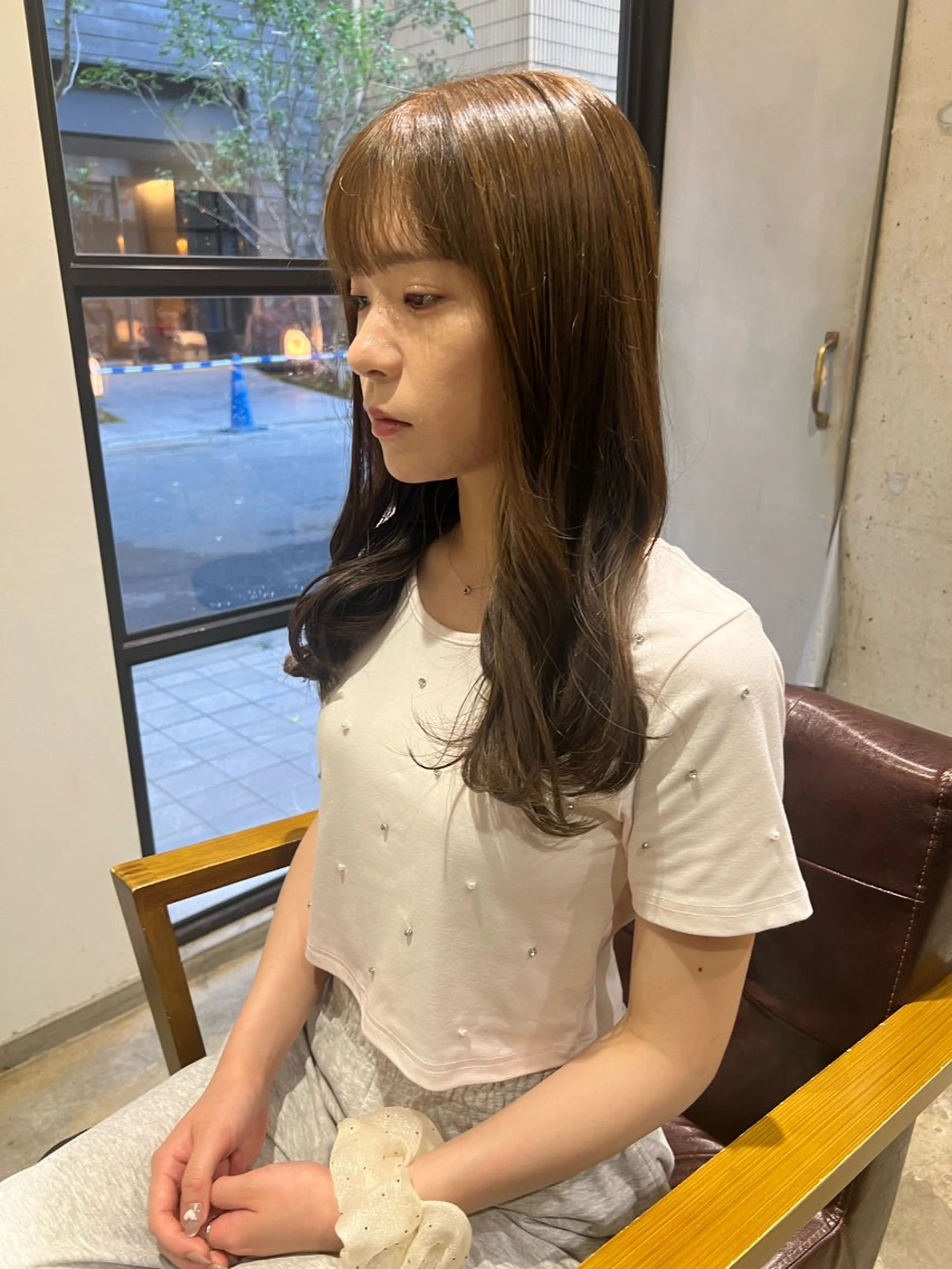 ✨カット＋ワンカラー+2stepトリートメント✨(3cm以上のカット)#カットモデルの写真