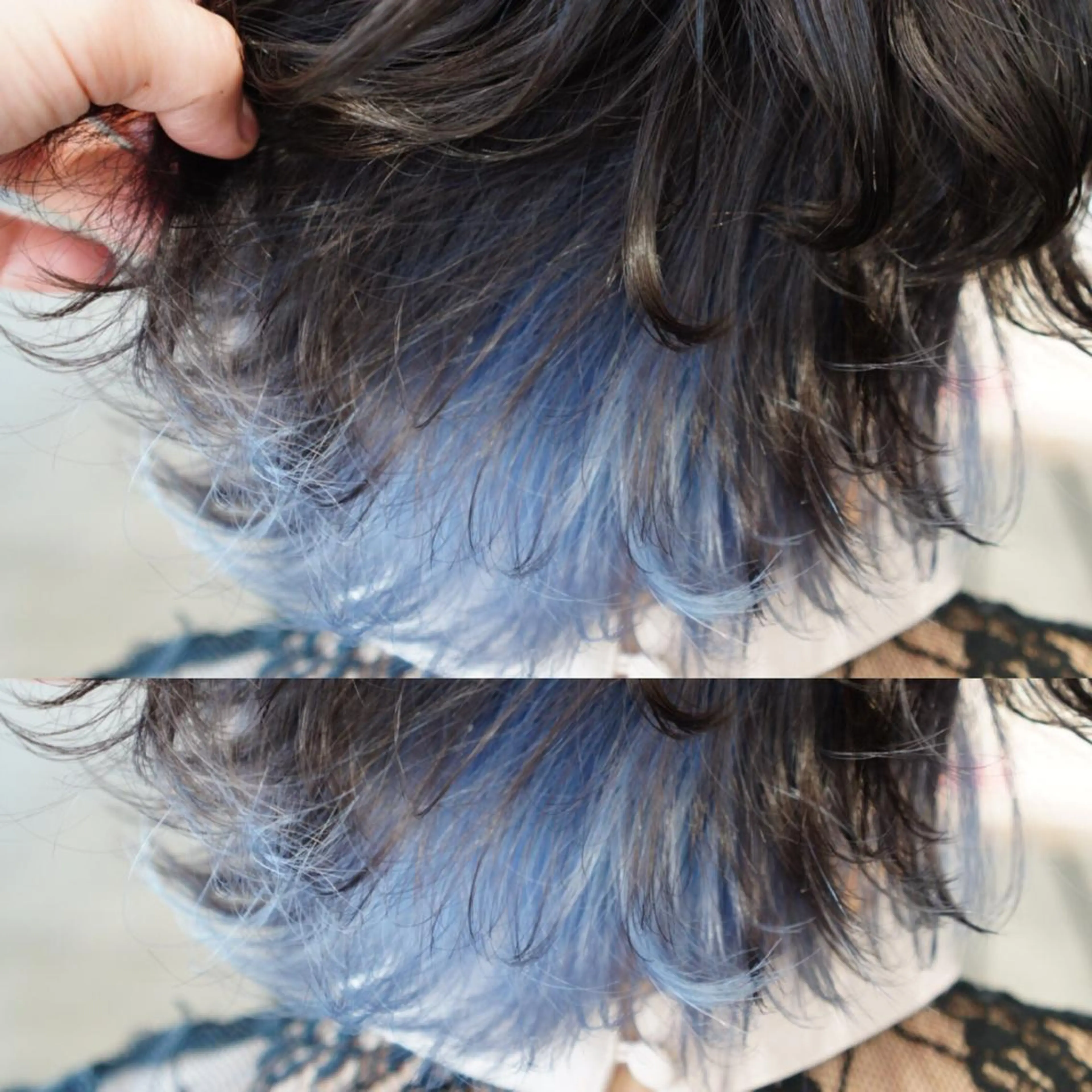 ミディアム ヘアカラー トリートメント ハイトーン/レイヤー /ケアブリーチ石川治のヘアスタイル