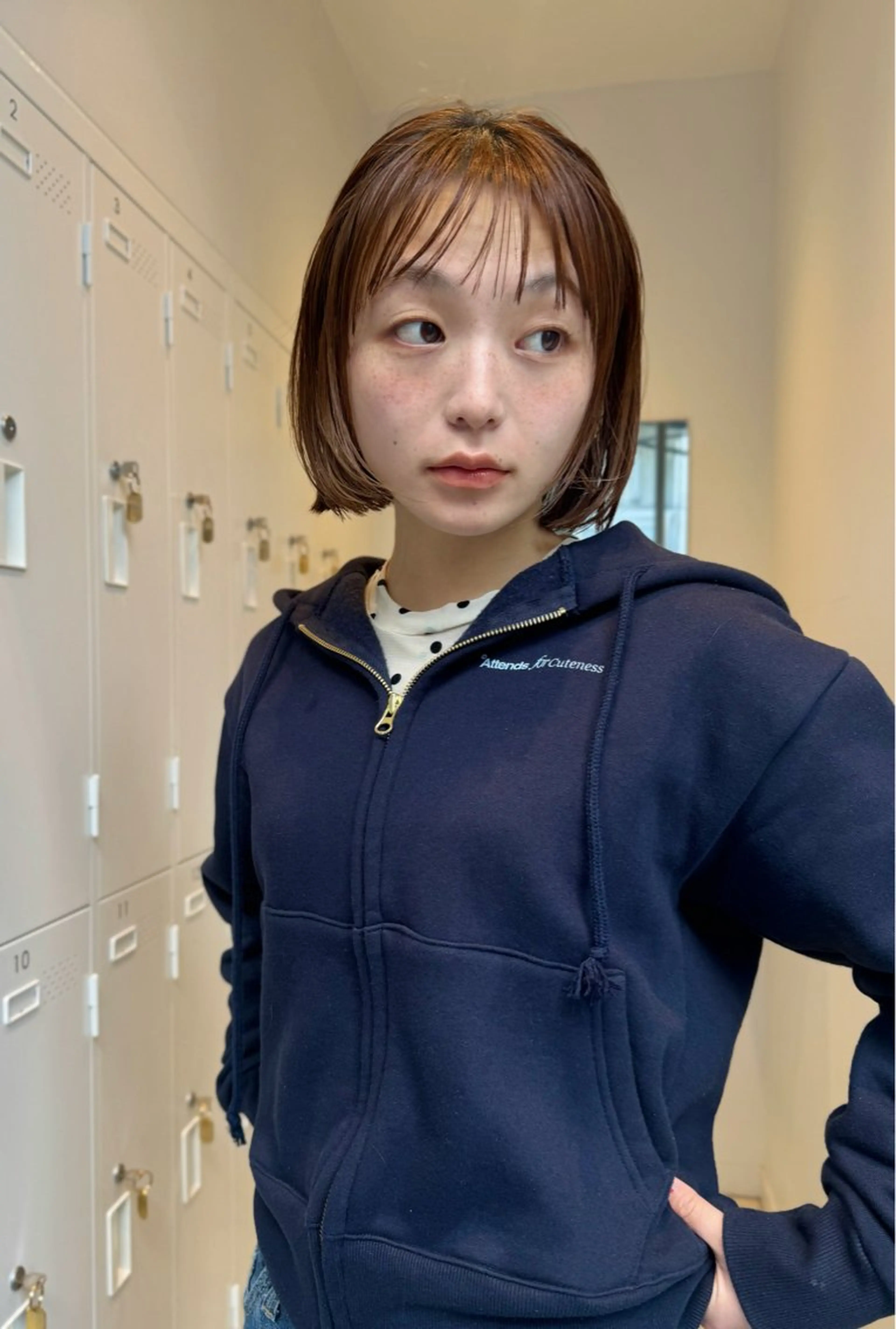 ⚠️営業後撮影モデル⚠️ボブ/ミニボブCUT+４種のトリートメント付き！【平日20:00以降/土日19:00以降限定】の写真