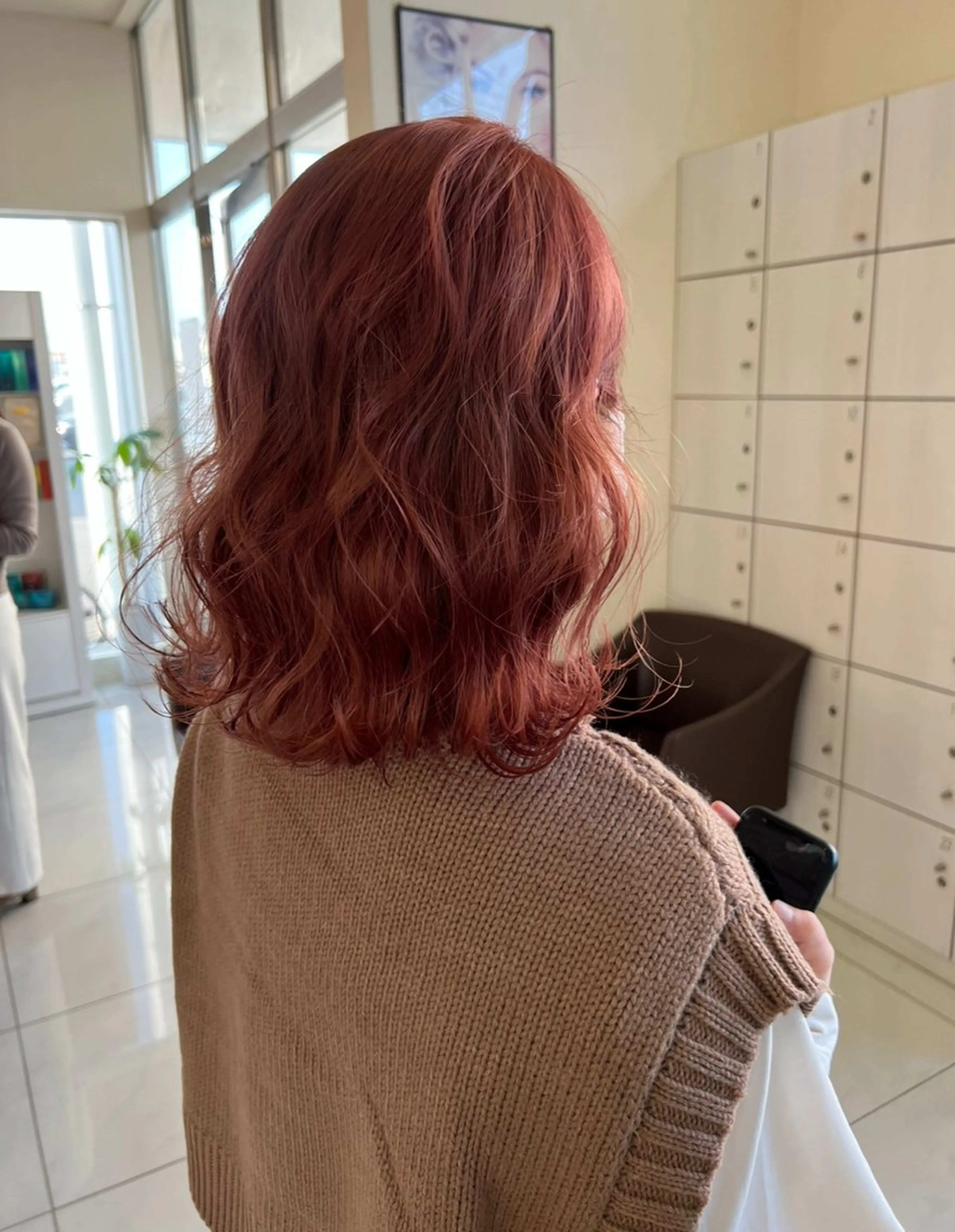 ミディアム カラー ヘアカラー トリートメント 🎀艶カラー🎀 大林未侑のヘアスタイル