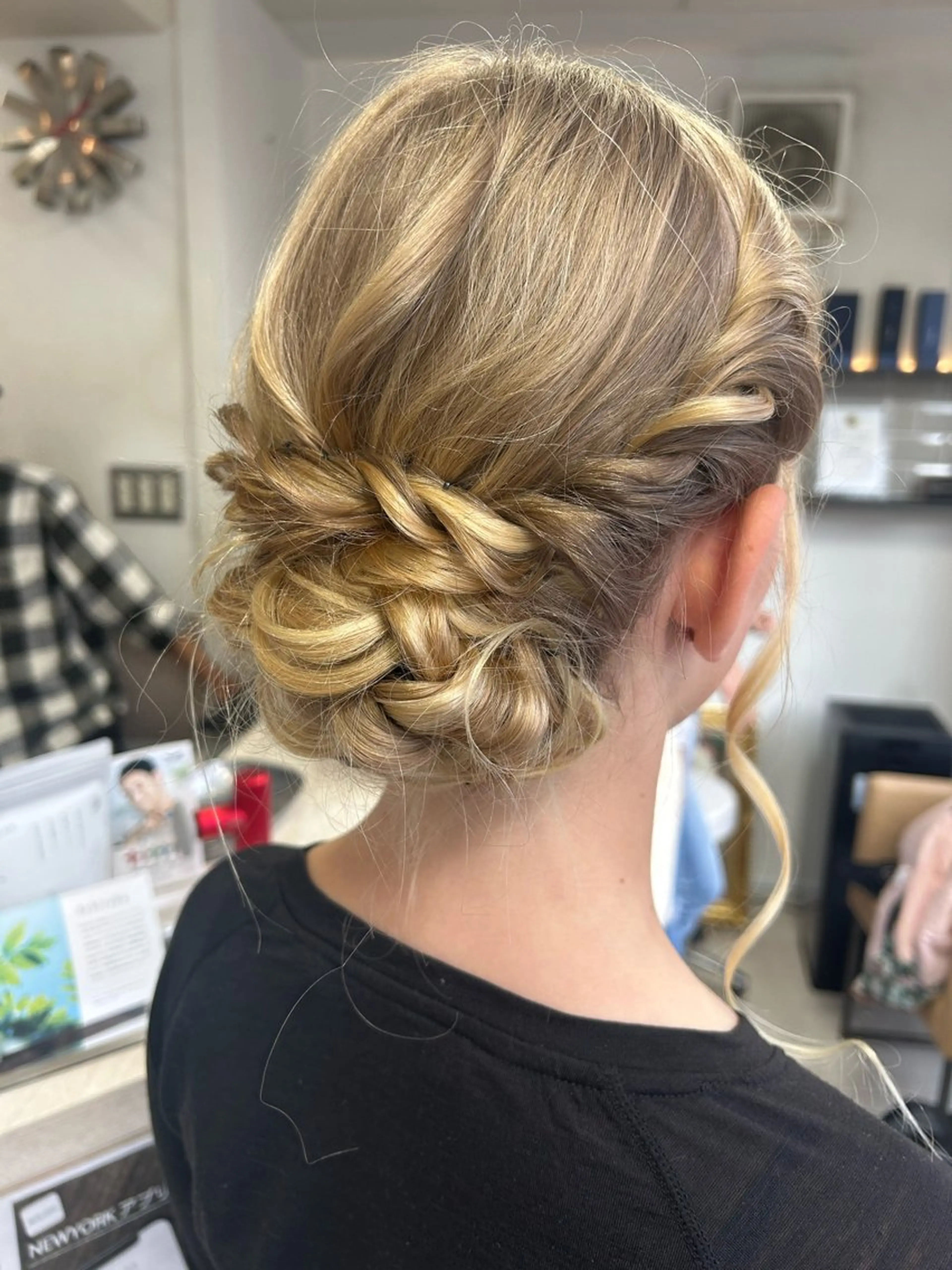ヘアアレンジ ヘアセット 栗田 優月のヘアスタイル