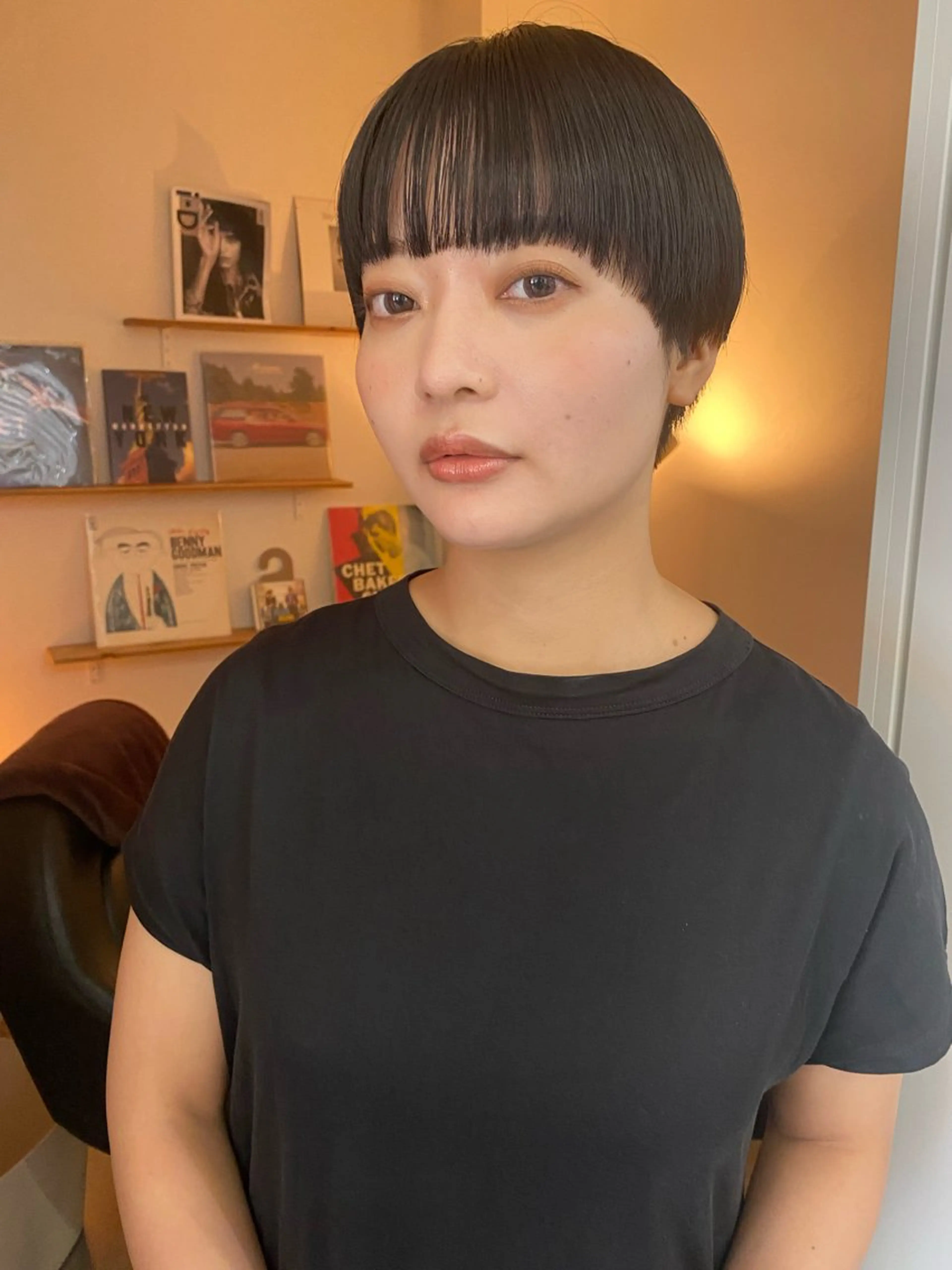 ショート カラー カット ヘアカラー トリートメント 森貴裕/ベージュ/ パーマ/オリーブのヘアスタイル