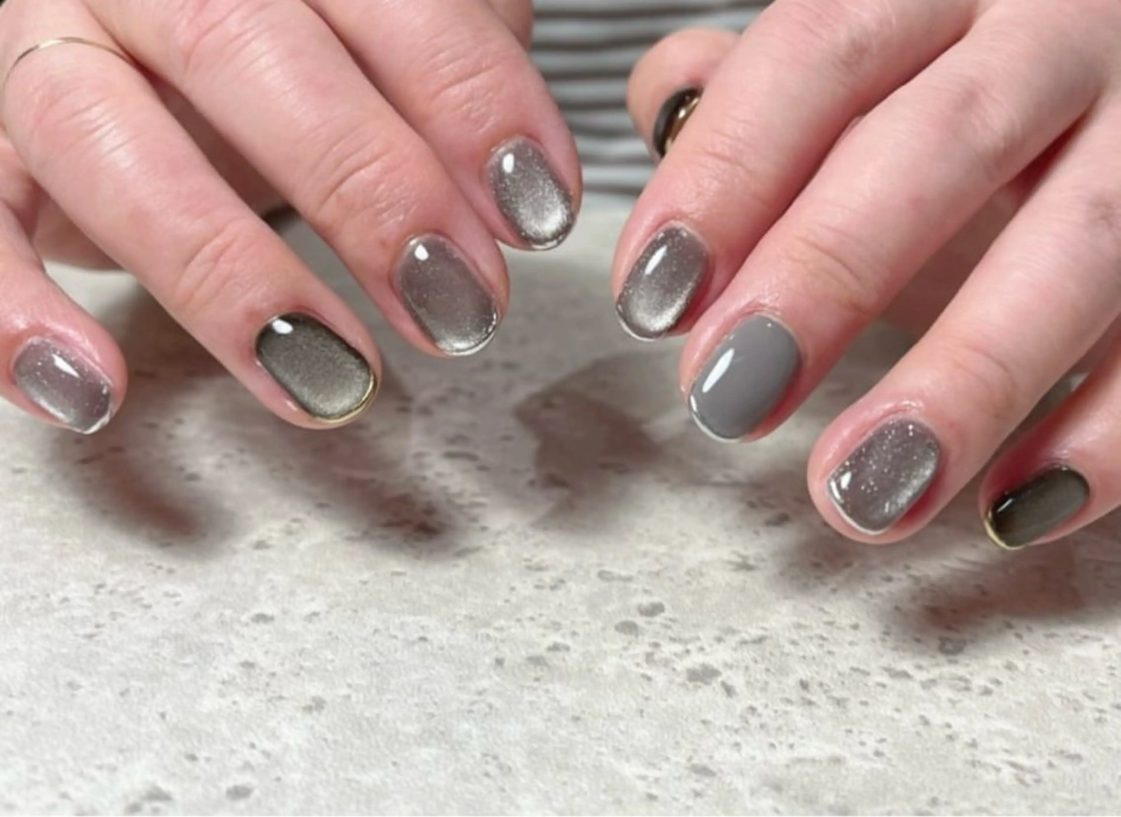 ネイル ミラーネイル ハンドネイル nail salon etoileのネイルデザイン