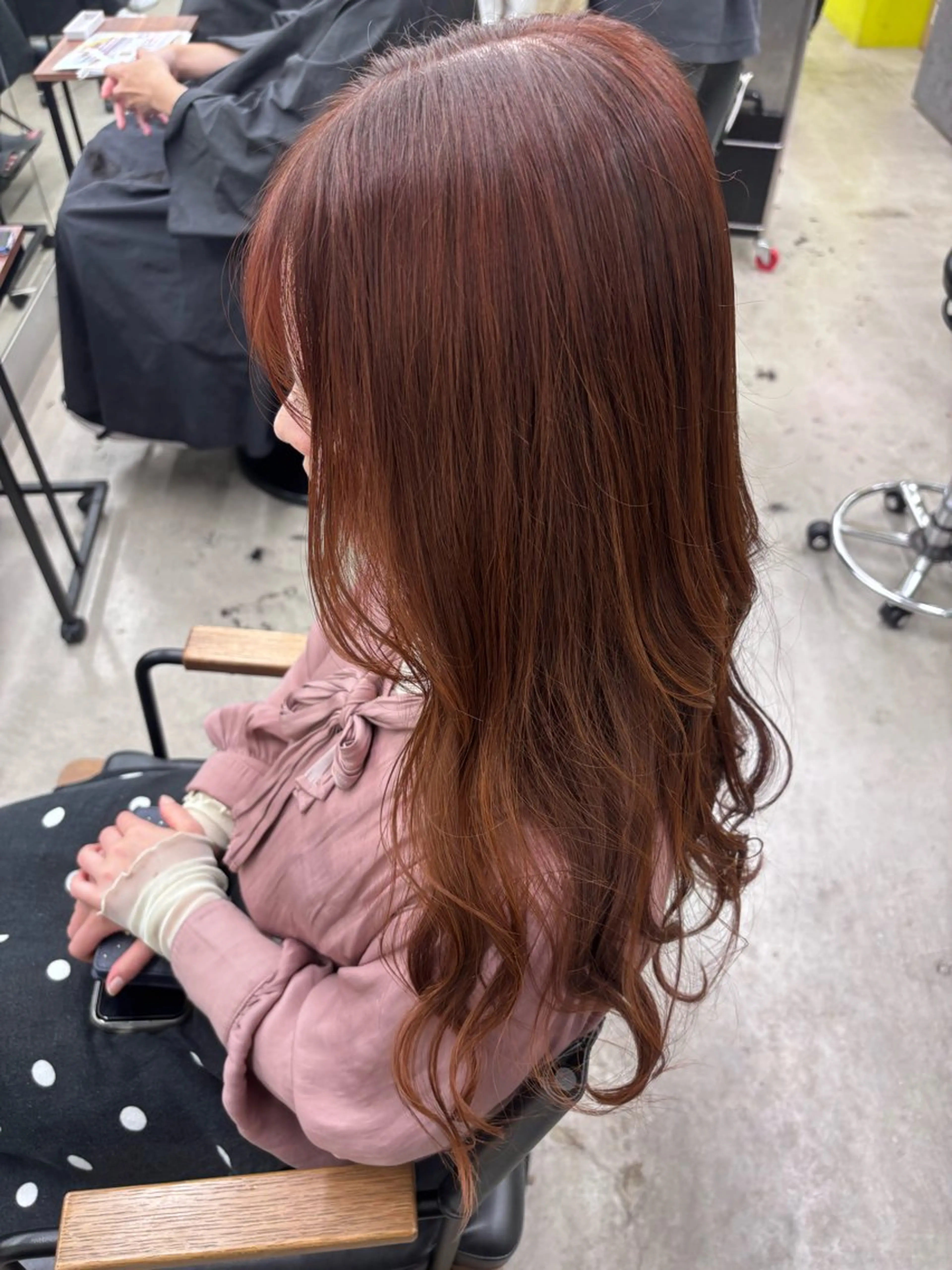 ロング カラー ヘアカラー トリートメント fika所属・鈴木 ちさきのヘアスタイル