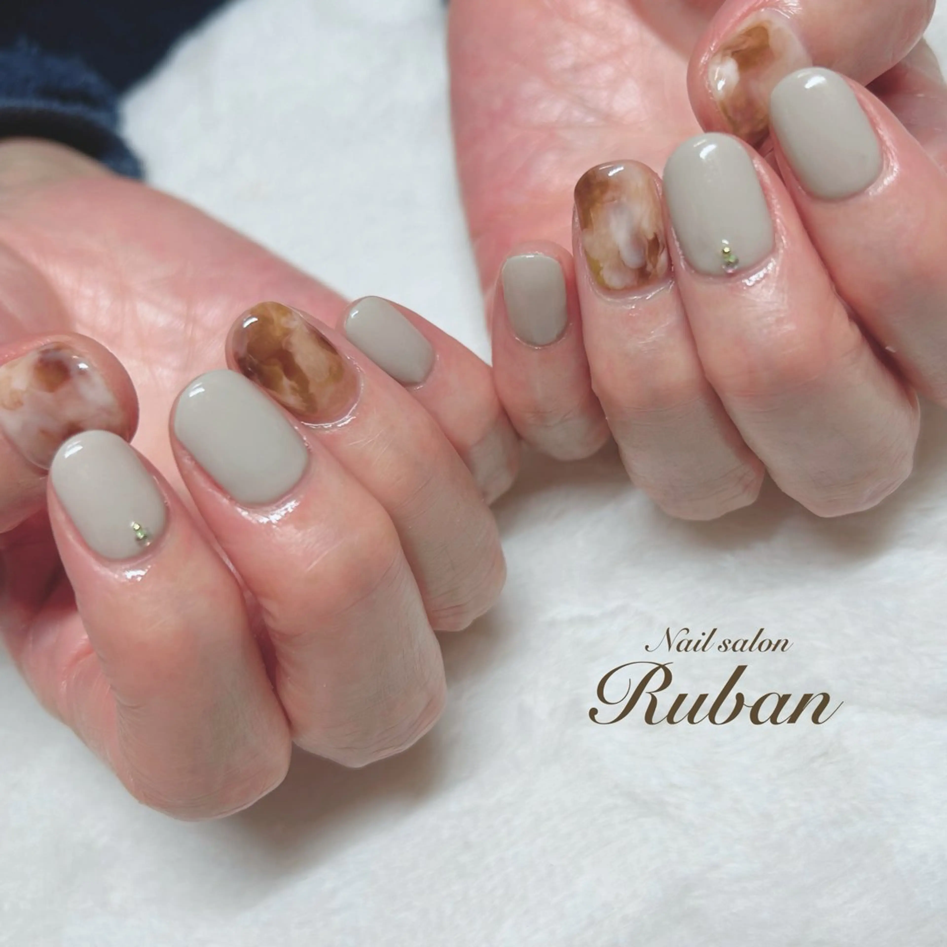 ネイル ショートネイル Nail salon Ruban所属・Nail salon Rubanのネイルデザイン
