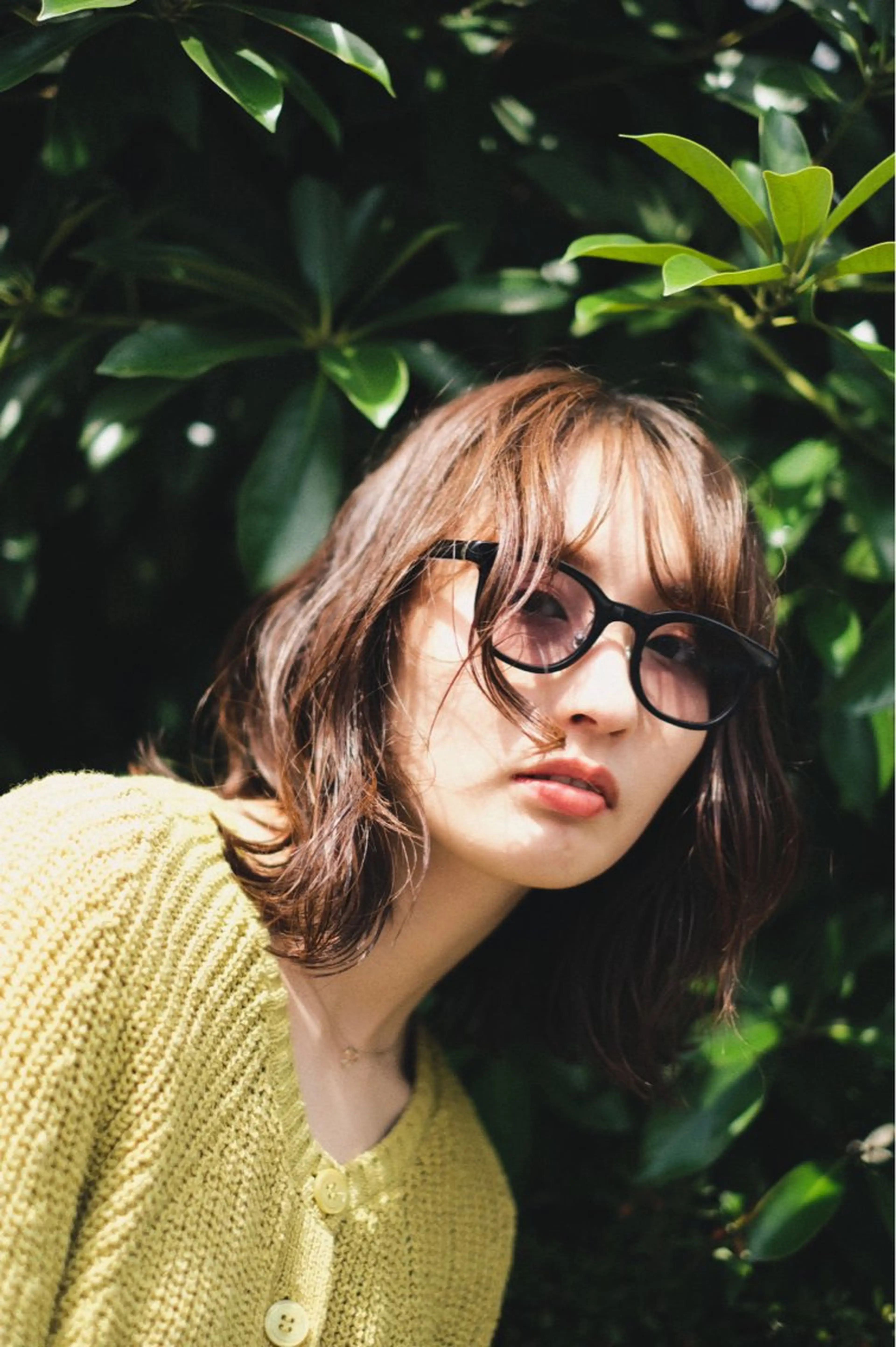 ミディアム カラー カット ヘアカラー ウルフ、ボブ美容師 今井のヘアスタイル