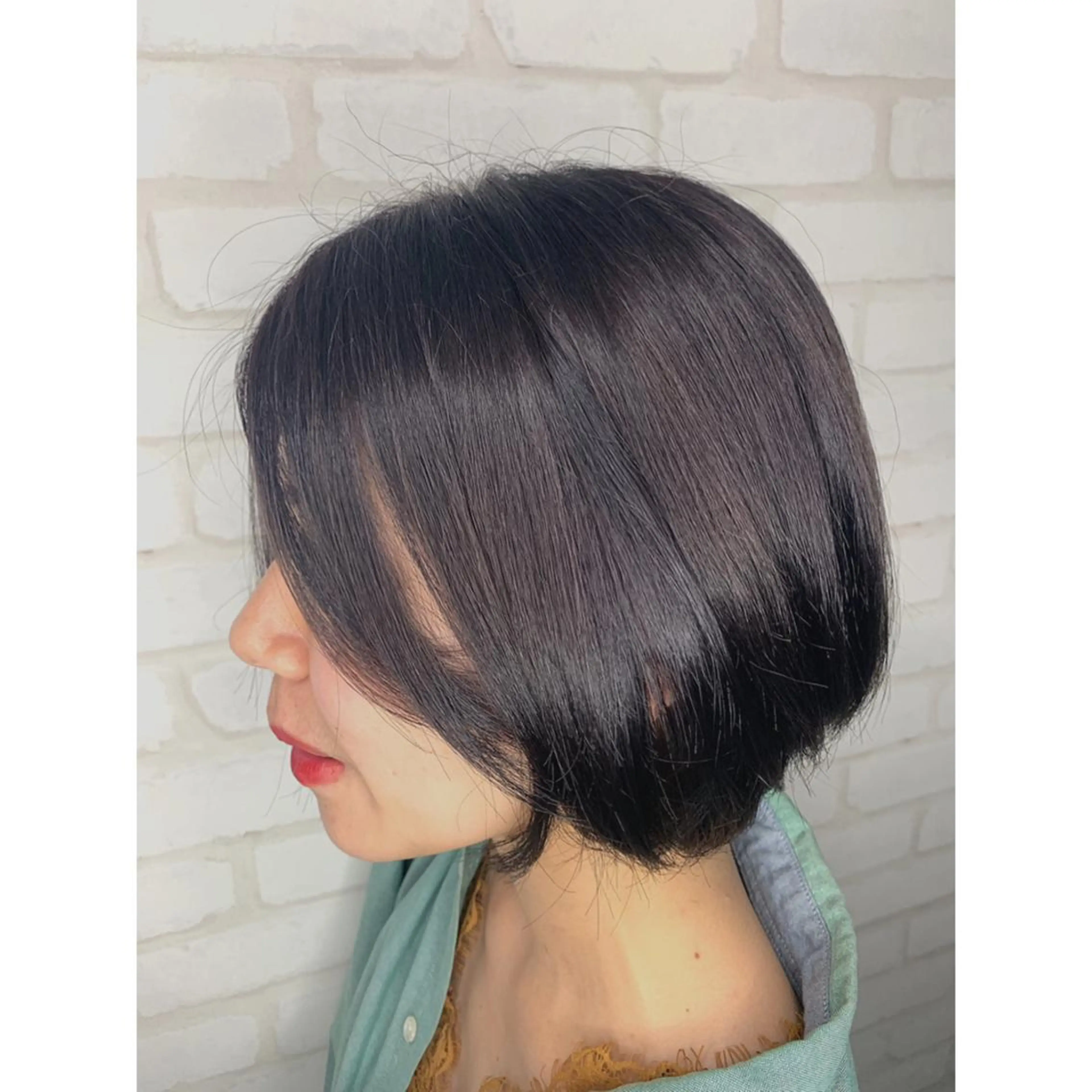 ショート カラー アッシュ ブリーチ パープルカラー パープルアッシュ シルバー TELA HAIR牛久店所属・透明感カラー✨ 吉田大樹のヘアスタイル