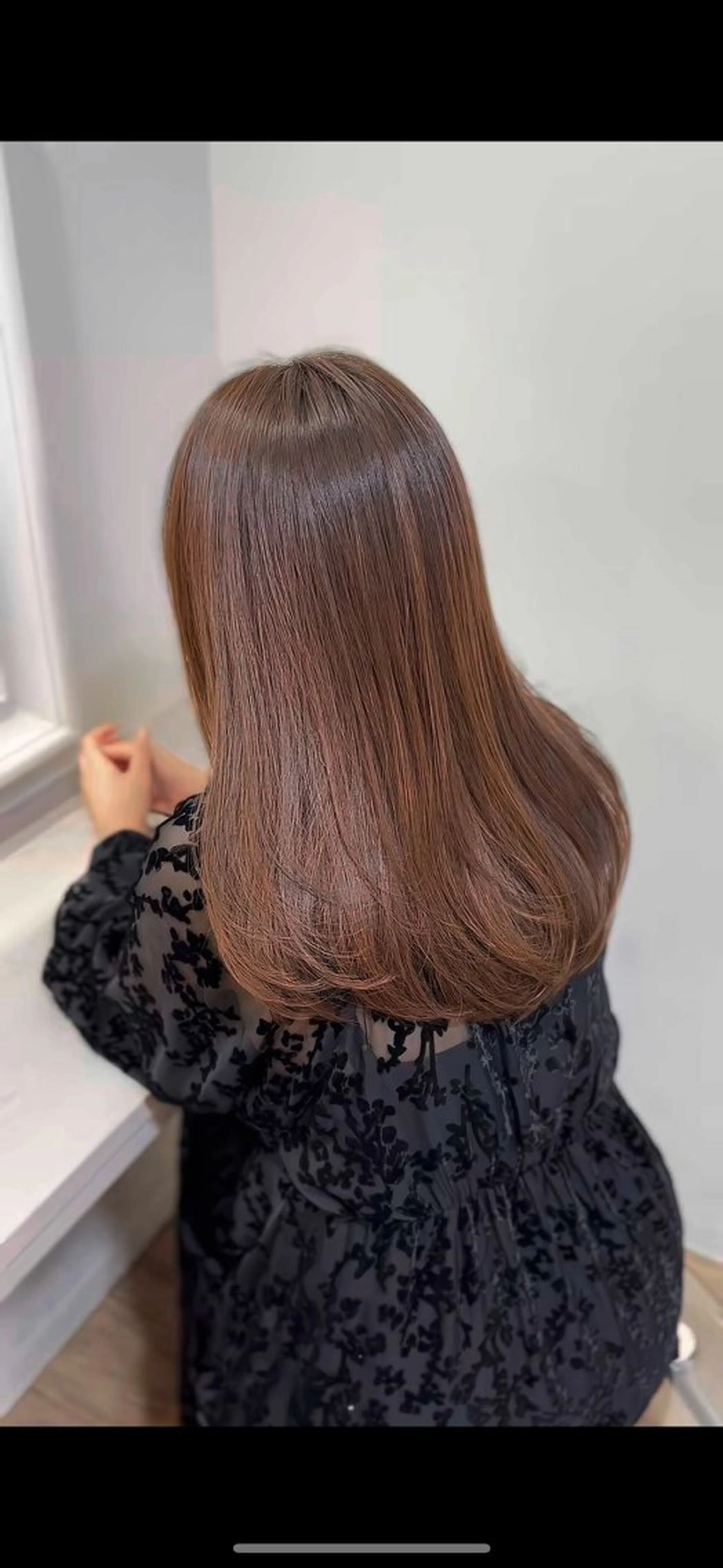 ロング カラー ベージュカラー ブリーチ ブラウンカラー 透明感カラー ブリーチなしカラー ヘアカラー ブリーチなしベージュ 特化 松村 茶屋町のヘアスタイル