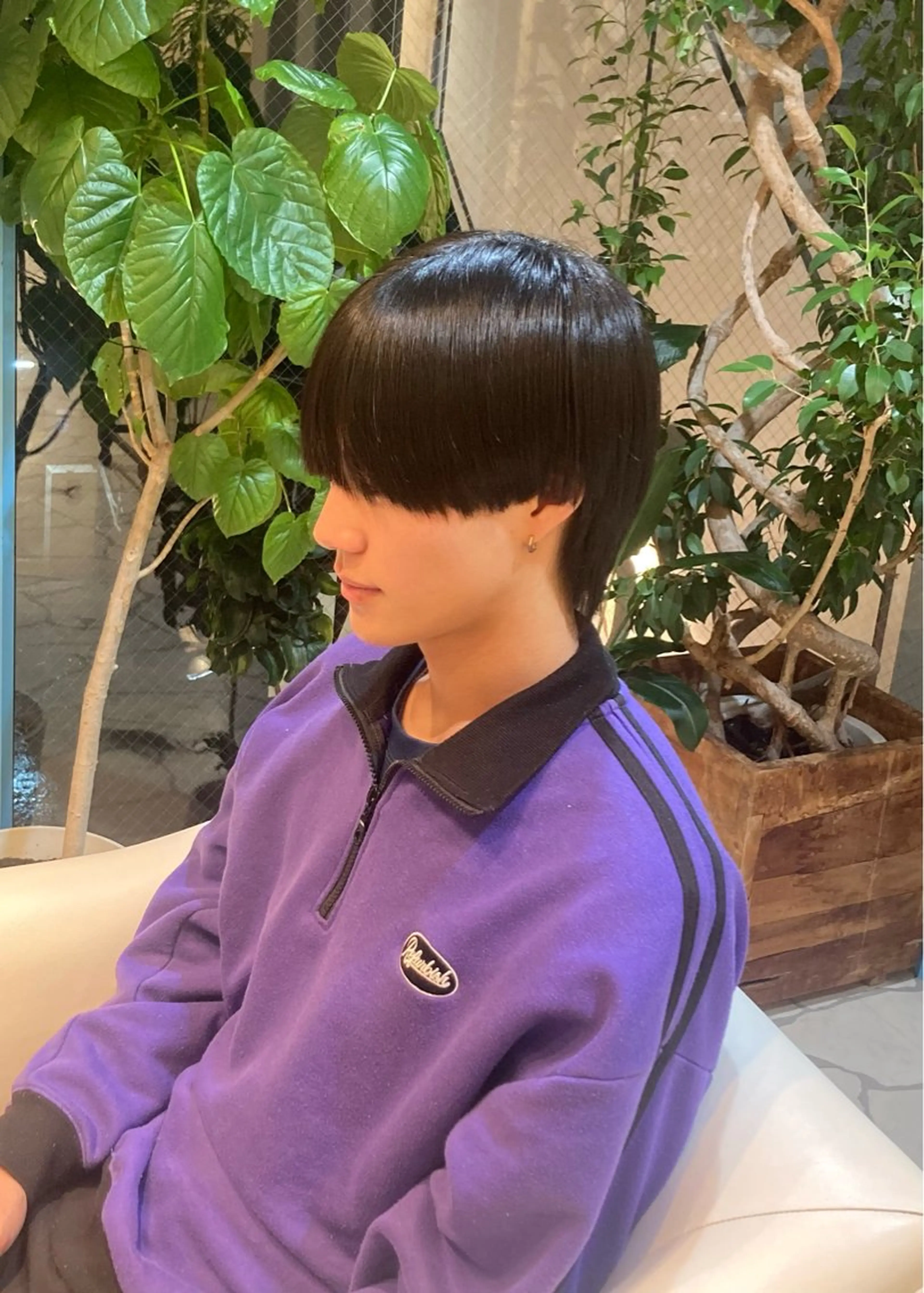 ショート メンズ 縮毛矯正 トリートメント CYAN.栄店所属・久野 紗愛のヘアスタイル