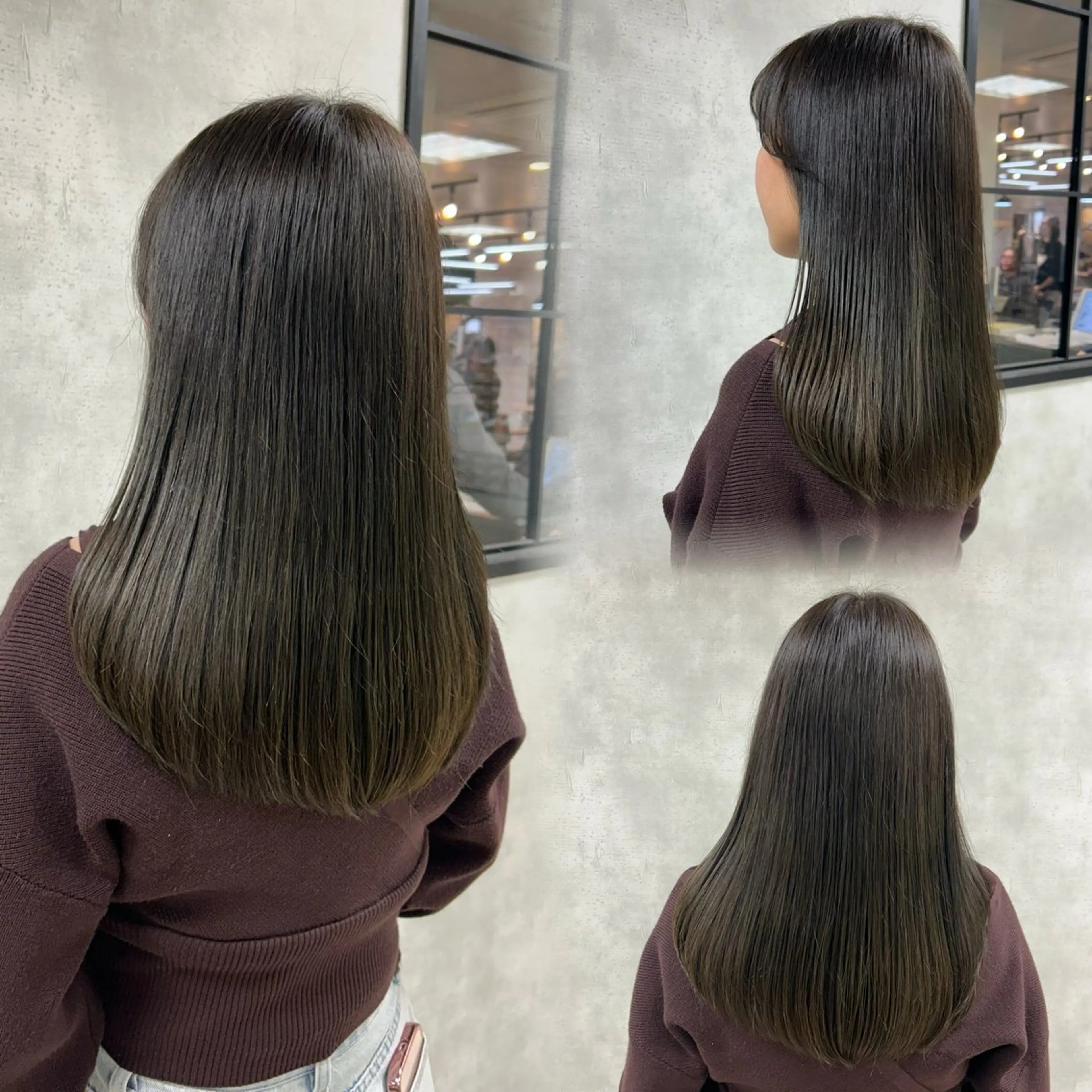 ロング カラー ベージュカラー オリーブベージュ ヘアカラー トリートメント 🌈半谷 千尋⛅️✨のヘアスタイル