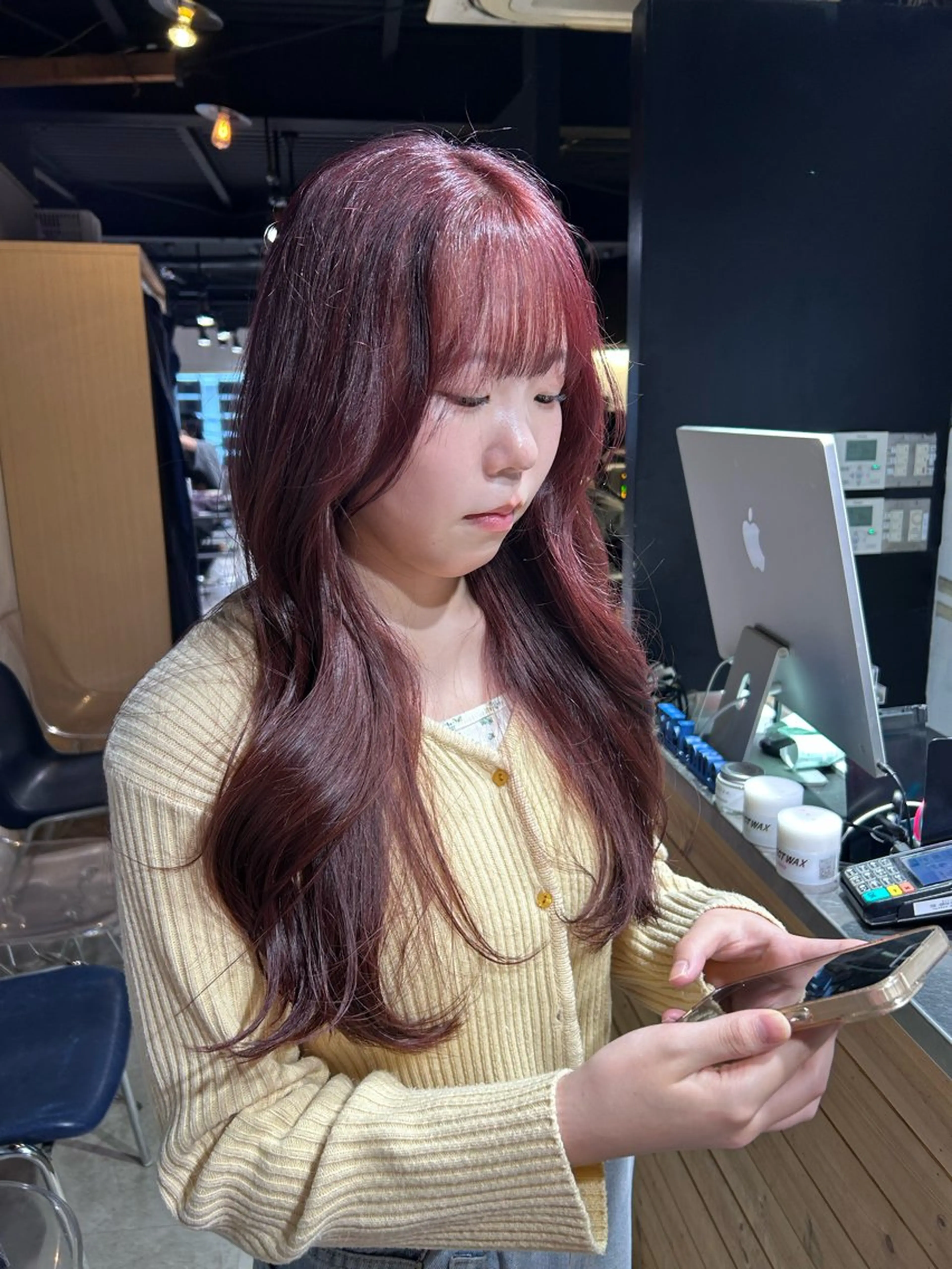 ロング ヘアカラー トリートメント ヘッドスパ 韓国Style♡ Nanami🇰🇷のヘアスタイル