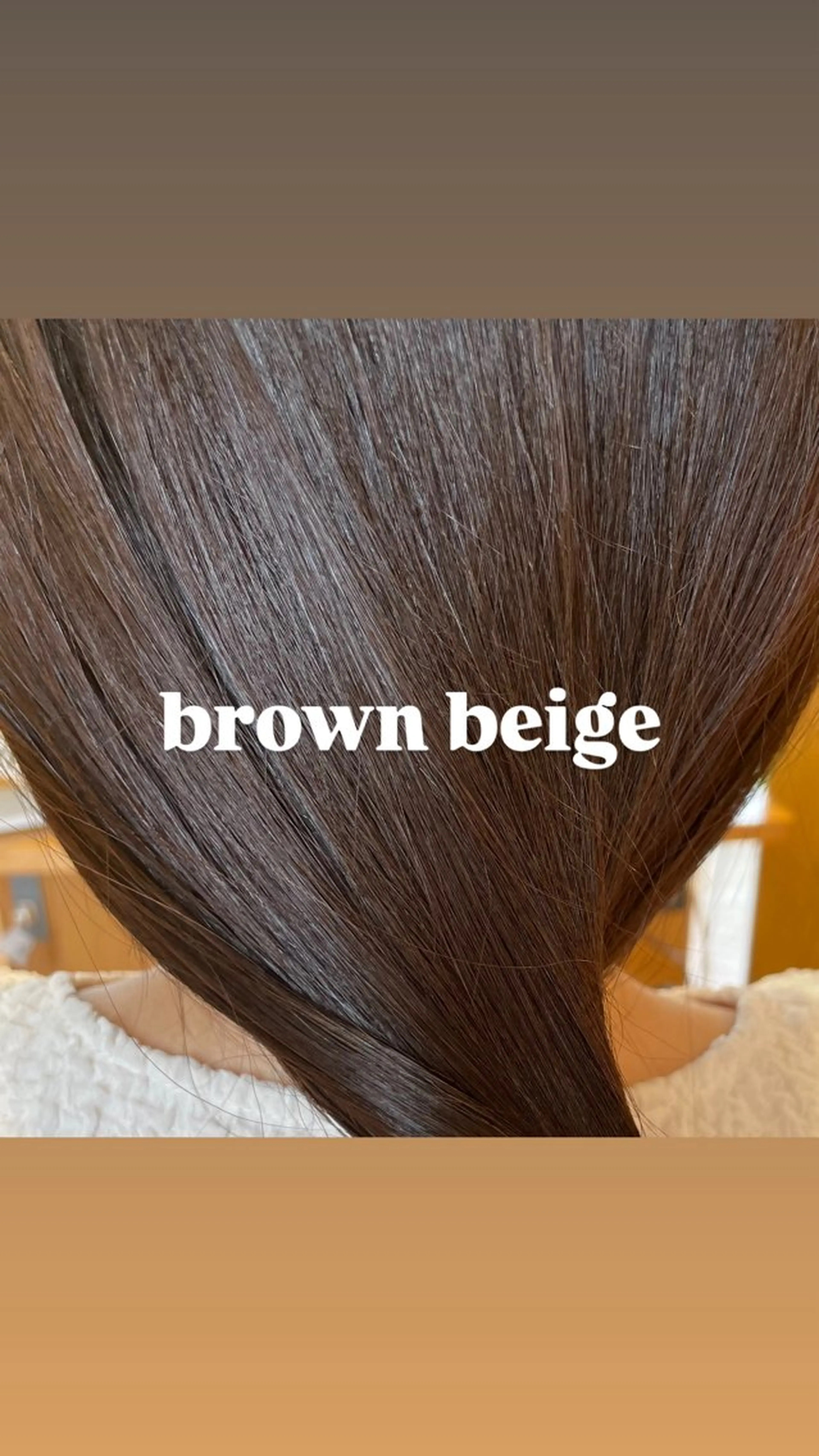 ロング カラー ベージュカラー ブリーチ ブラウンカラー ブラウンベージュ ブリーチなしカラー ちほ /ボブスタイルのヘアスタイル