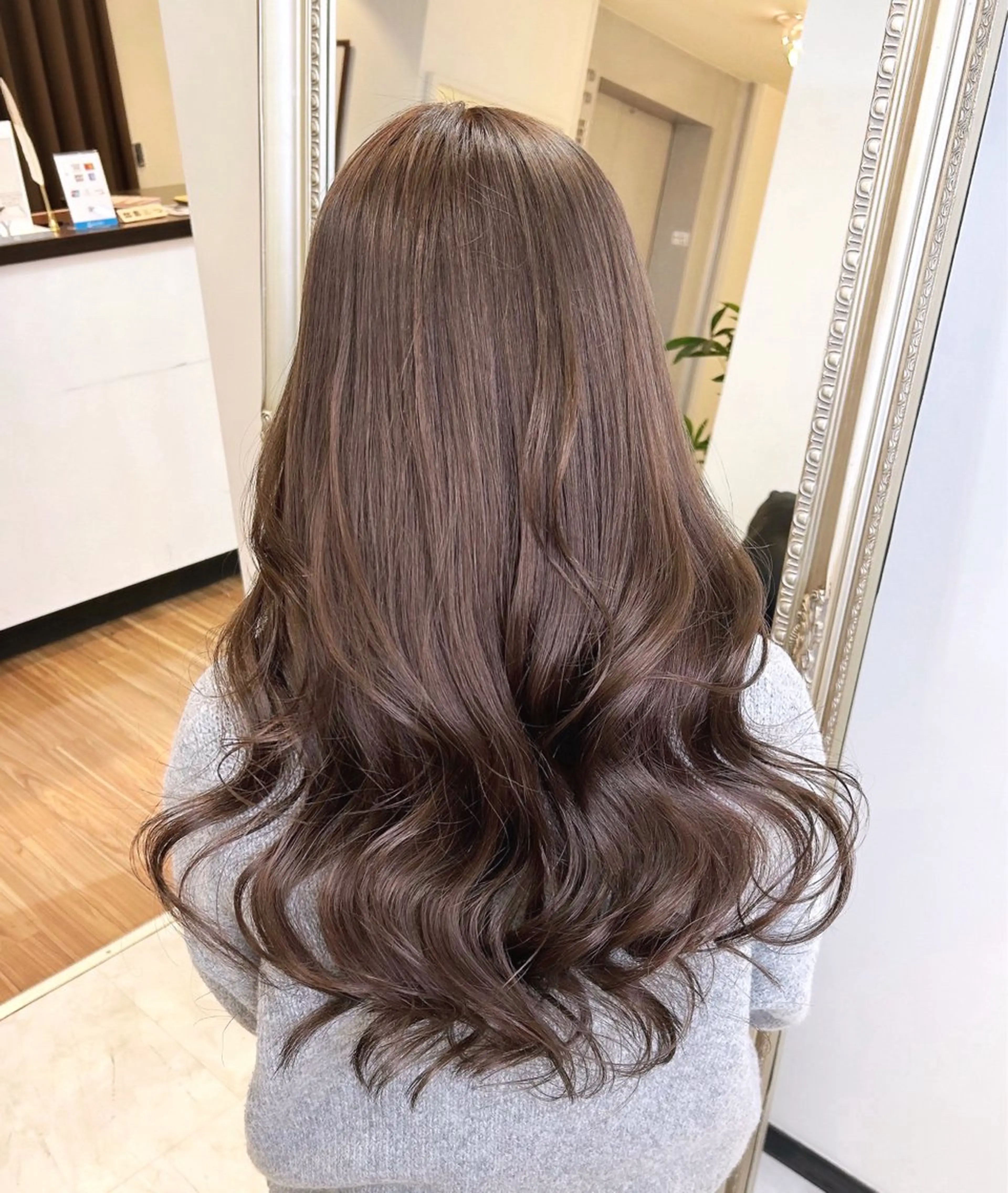 ロング カラー ブラウンカラー 透明感カラー ヘアカラー エクステ ANKH CROSS 🦋mako🦋のヘアスタイル