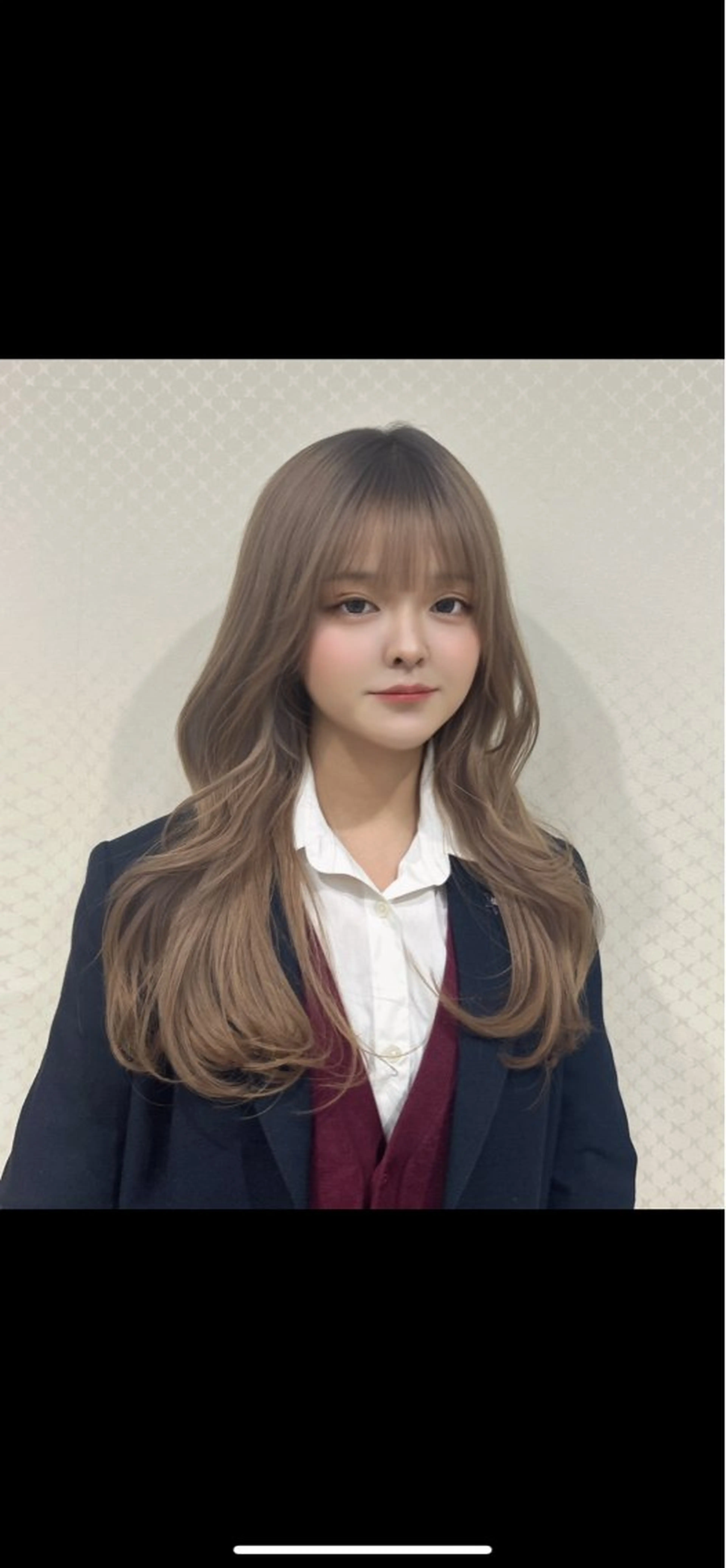 ロング くびれヘア レイヤーカット Labless所属・韓国レイヤー×顔周り カット/Takunaのヘアスタイル