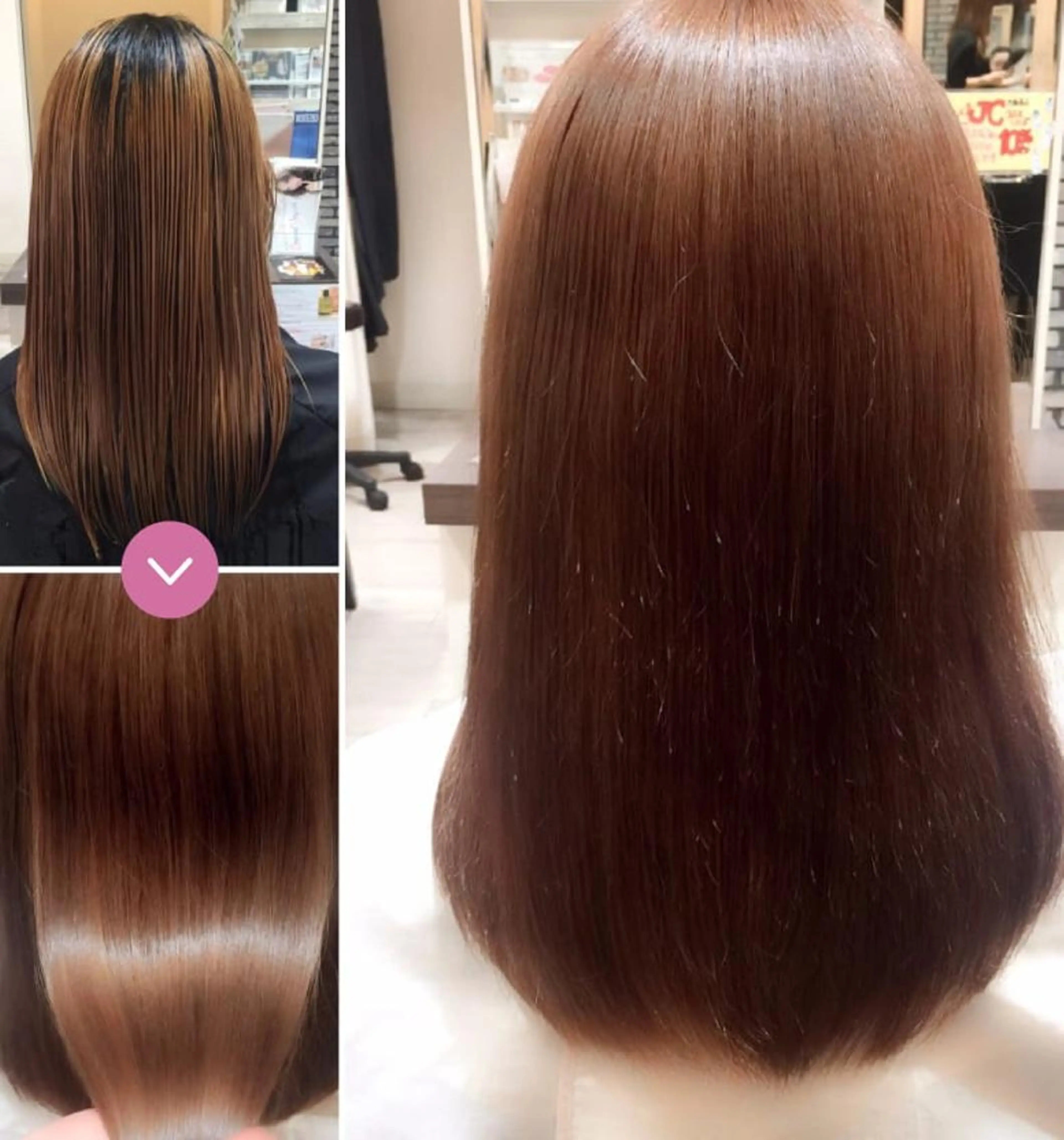 ロング カラー 髪質改善/痛ませ ないカラー/西村航大のヘアスタイル