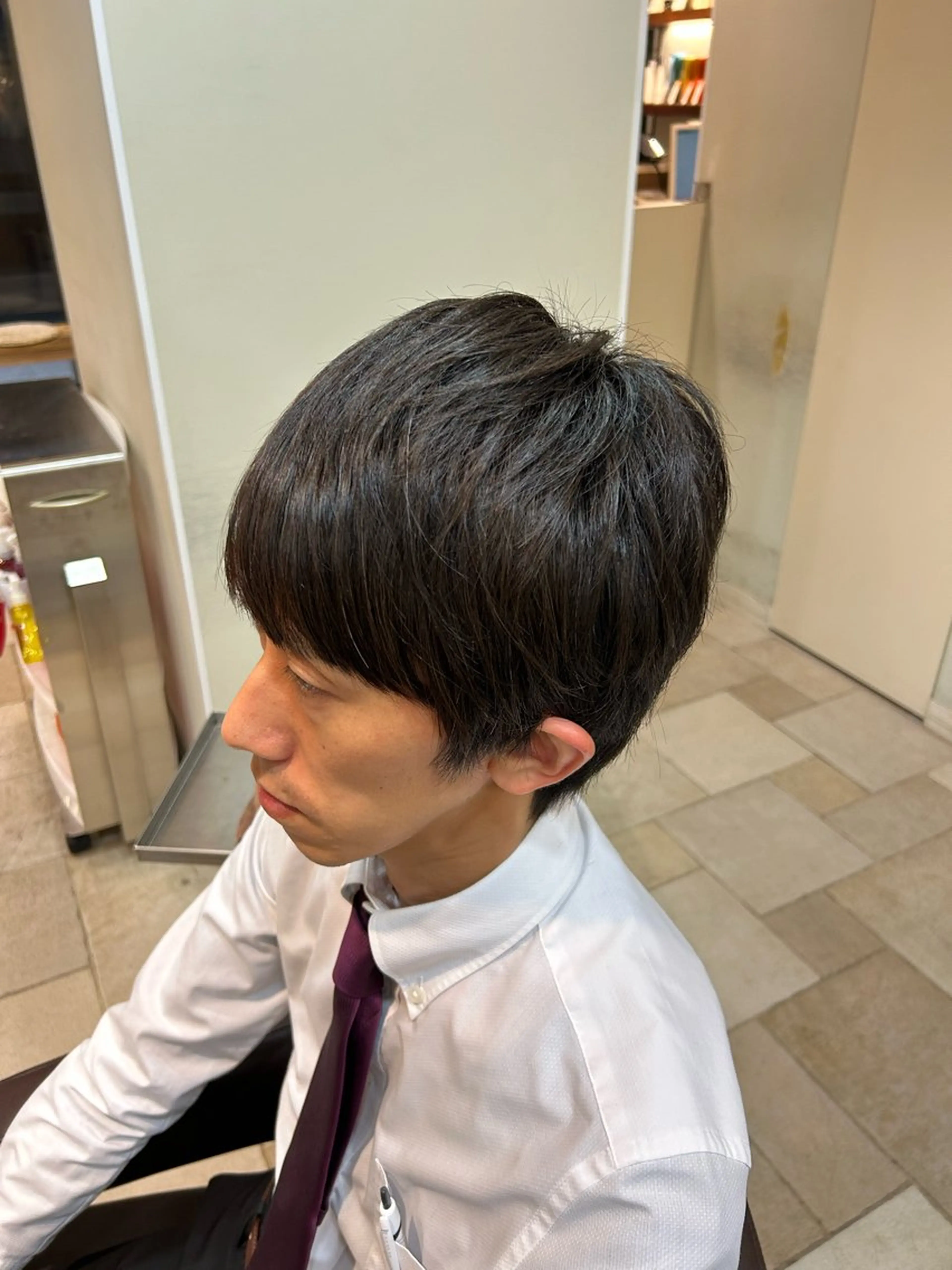 メンズ カット 縮毛矯正 脇野 真琴のヘアスタイル