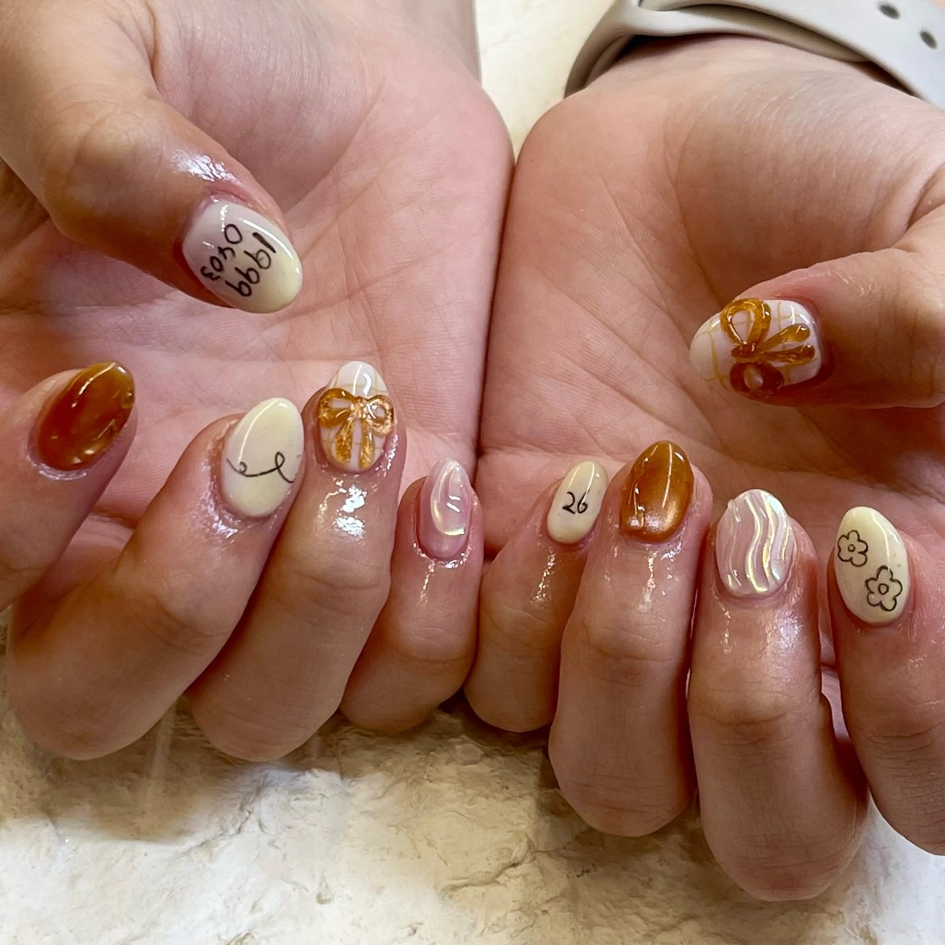 ネイル ハンドネイル ෆ‪Yura Nailෆ‪のネイルデザイン