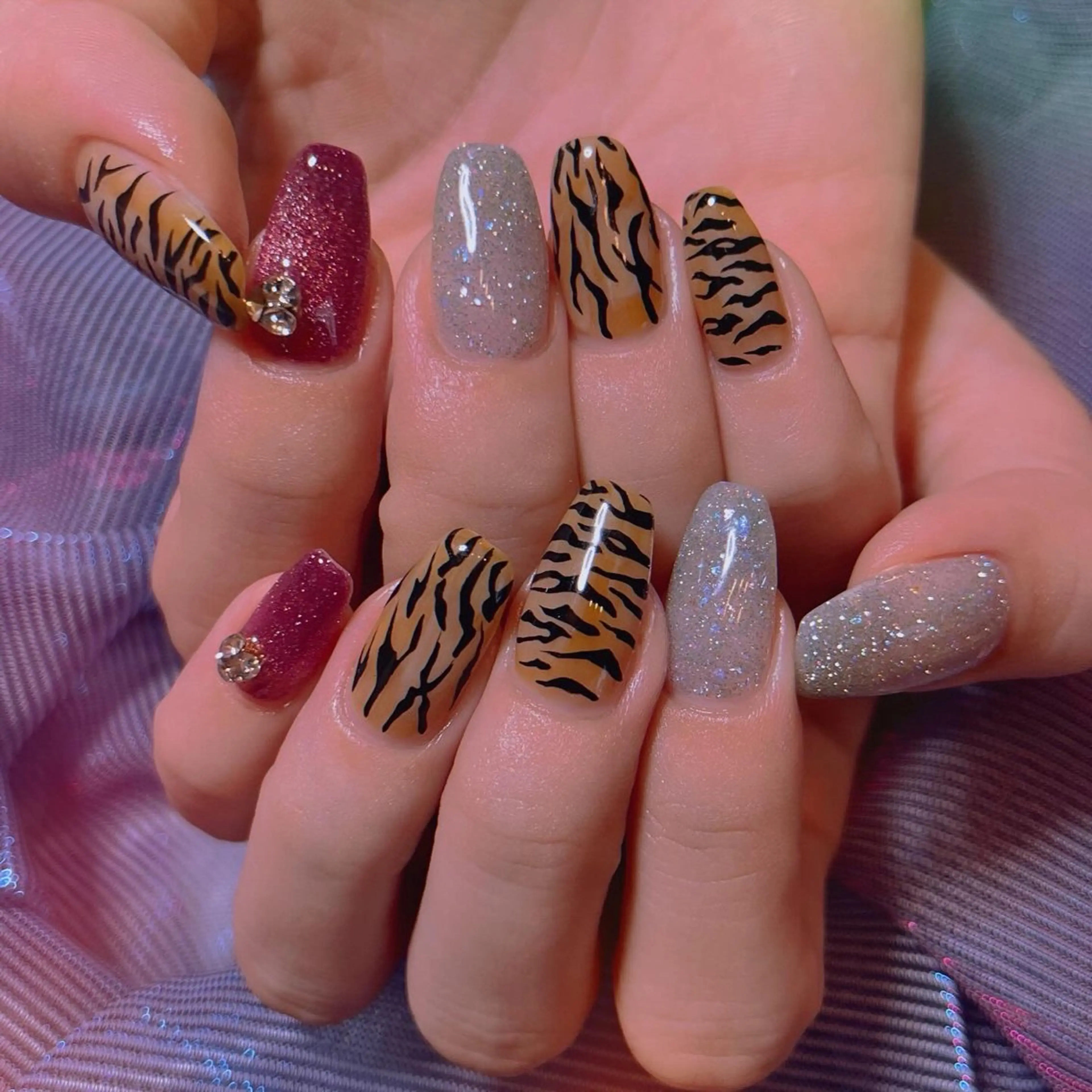 ネイル アニマル柄 ruirui.naildesign所属・RUI ☆のネイルデザイン